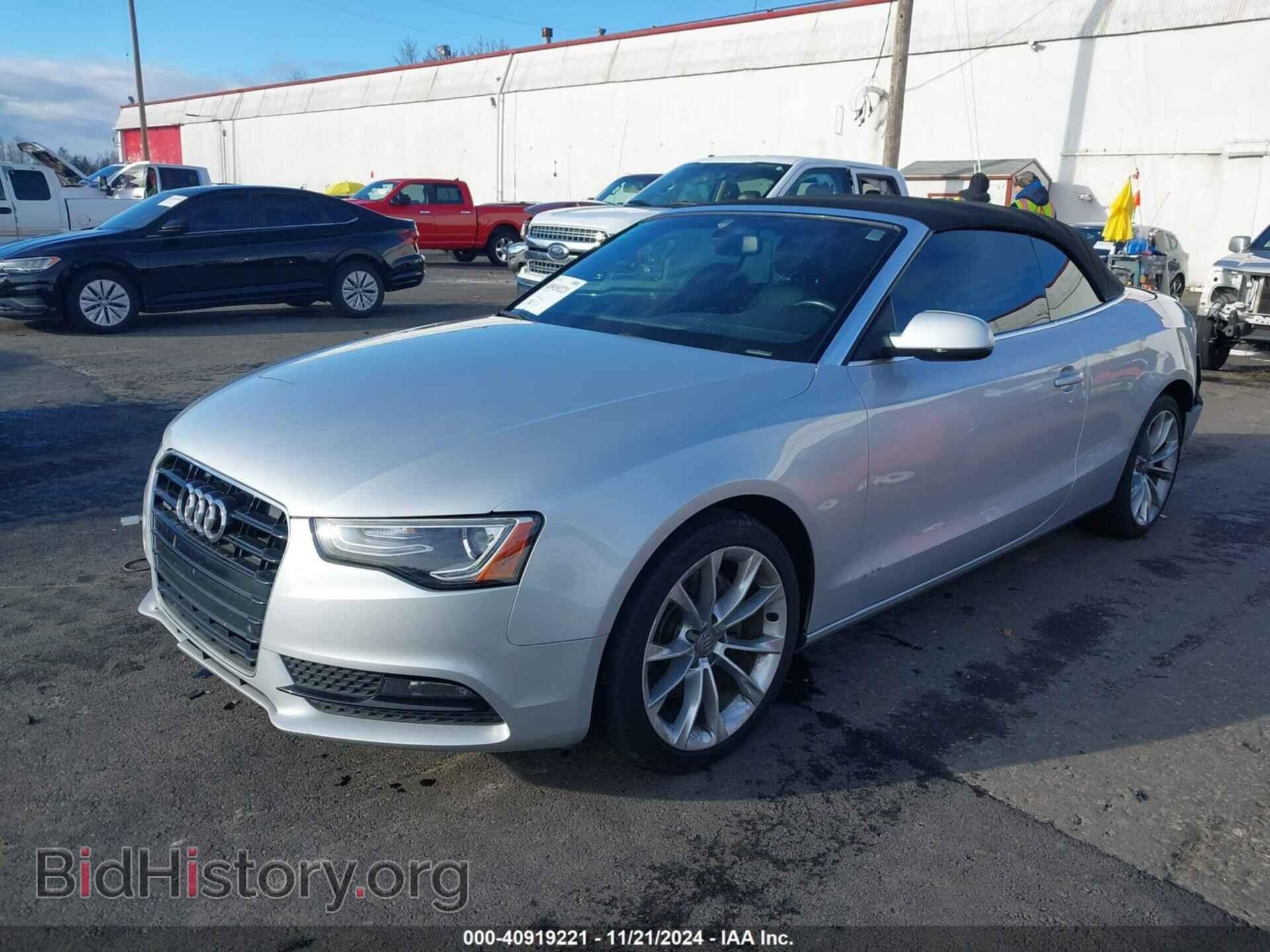 2014 AUDI A5 - VIN: WAUCFAFH5EN007242 - Фото 2
