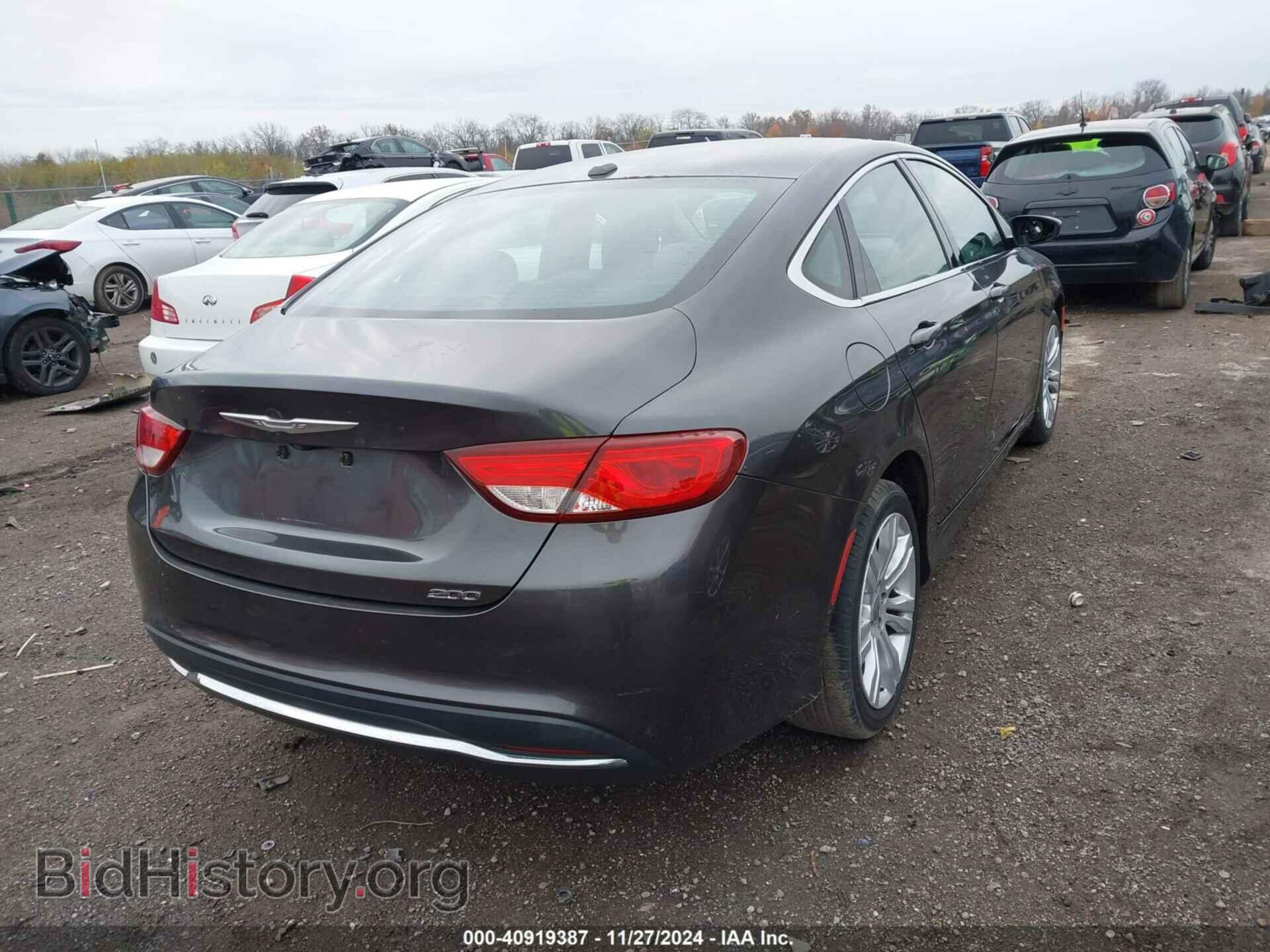 2015 CHRYSLER 200 - VIN: 1C3CCCAB0FN678057 - Фото 4