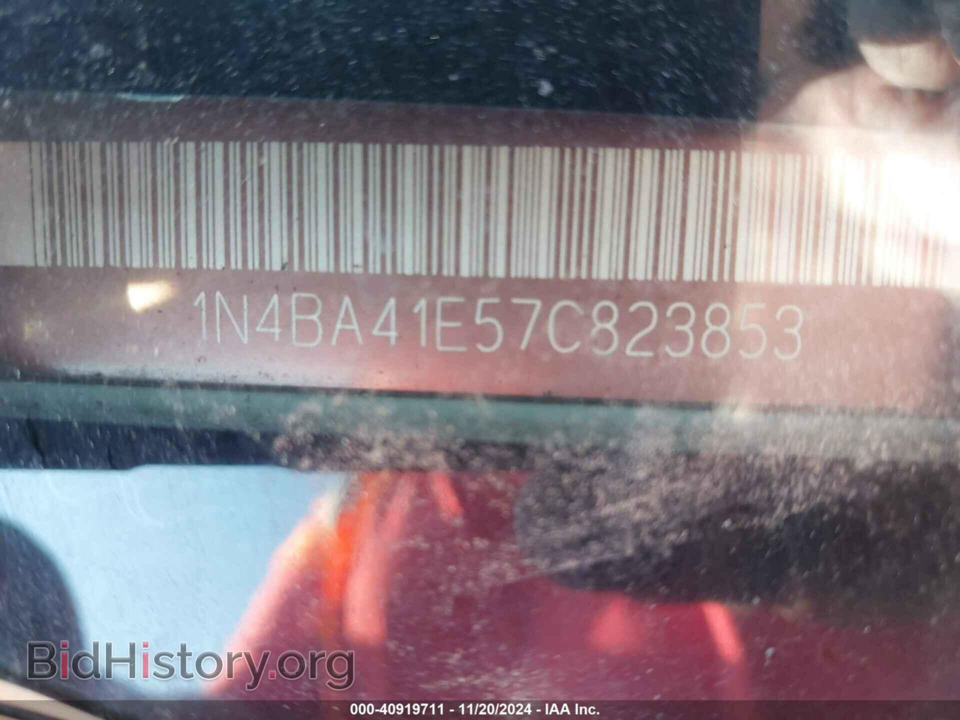2007 NISSAN MAXIMA - VIN: 1N4BA41E57C823853 - Фото 9