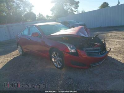 2013 Cadillac ATS Luxury, красный — VIN 1G6AB5RA0D0128562, IAAI