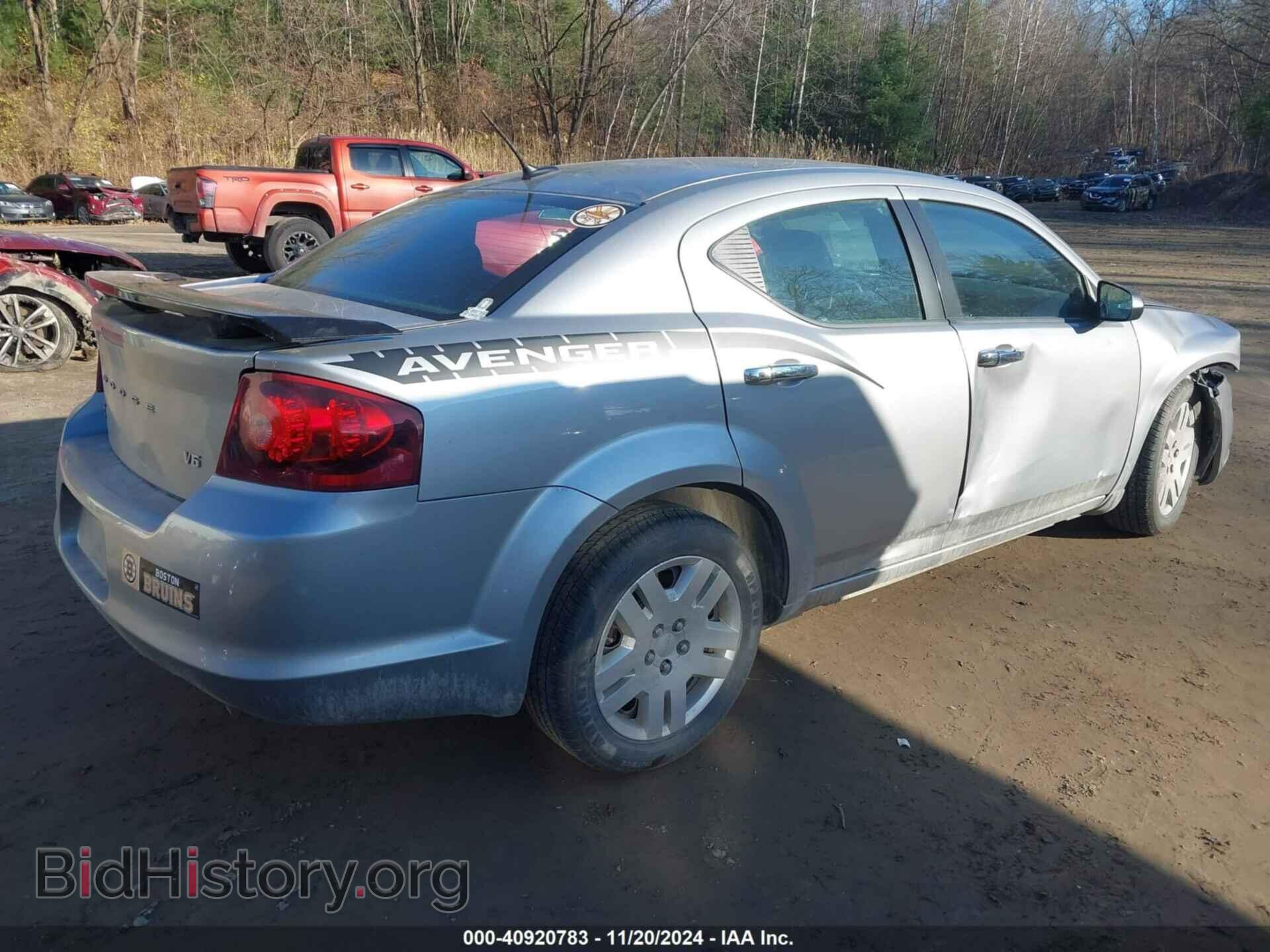 2013 DODGE AVENGER - VIN: 1C3CDZAGXDN754134 - Фото 4