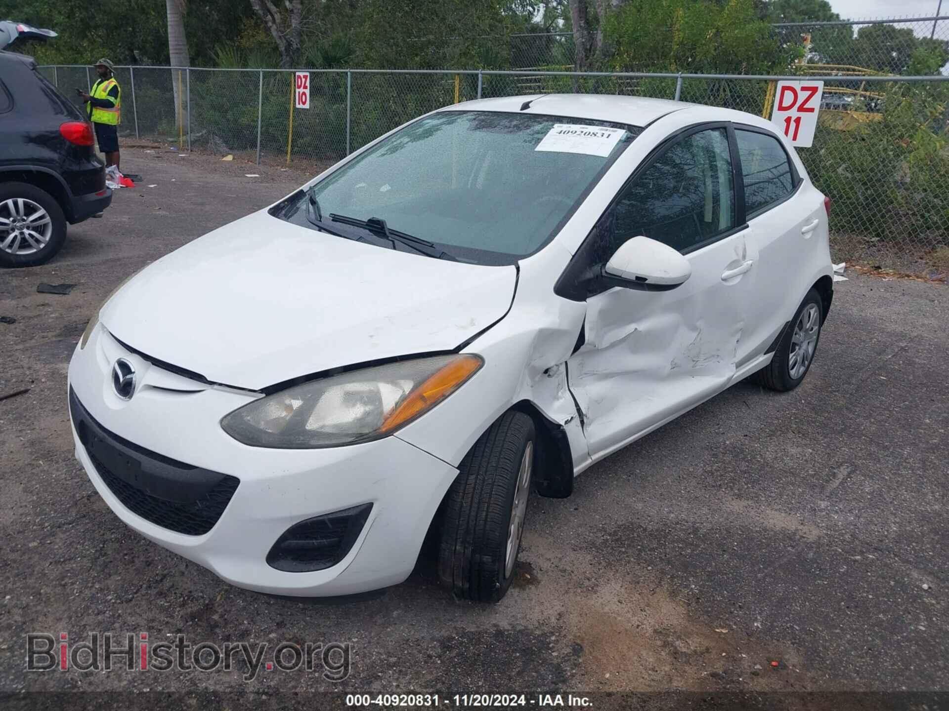 2012 MAZDA MAZDA2 - VIN: JM1DE1KY7C0143169 - Фото 2