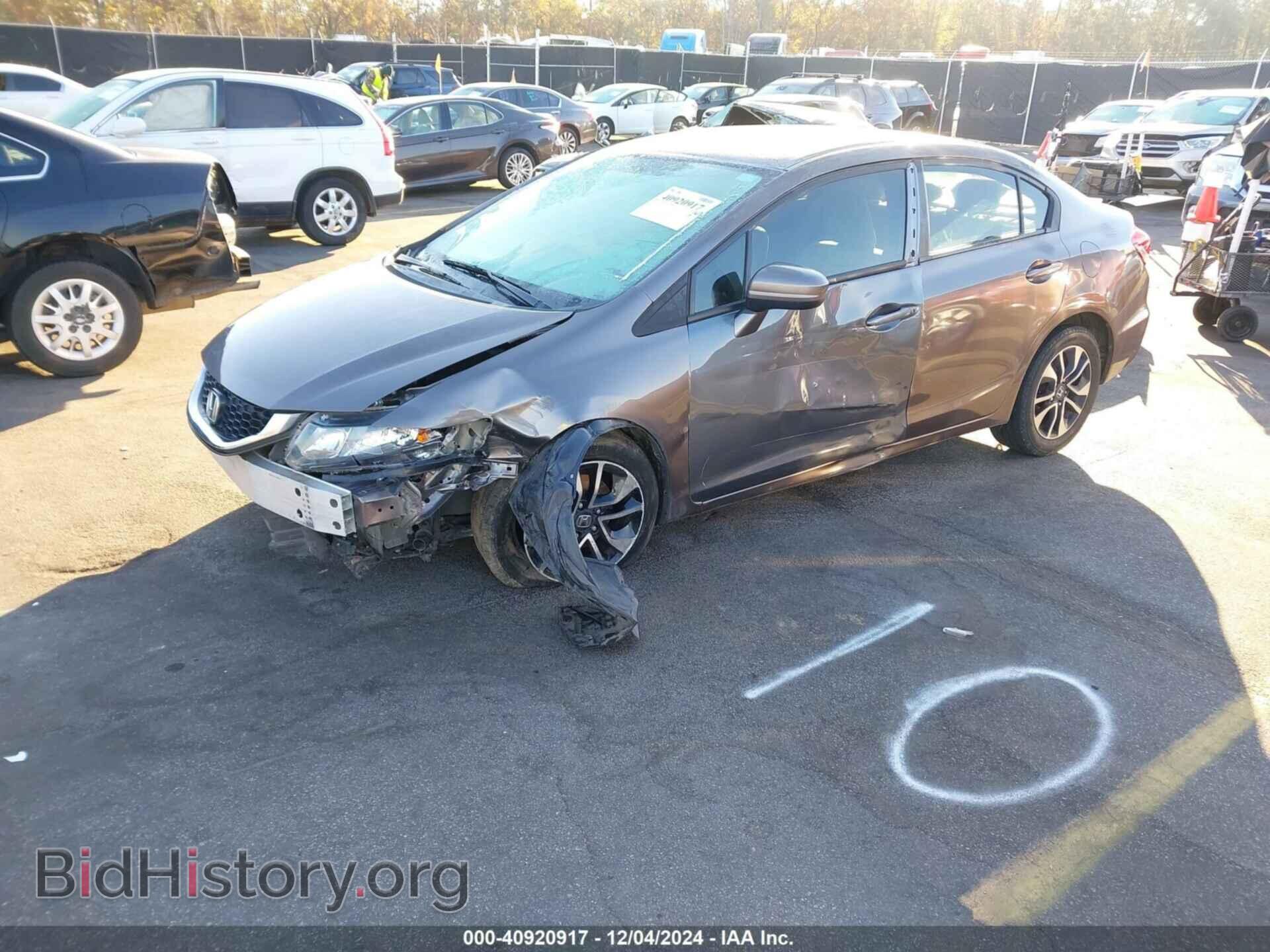 2015 HONDA CIVIC - VIN: 19XFB2F80FE254403 - Фото 2