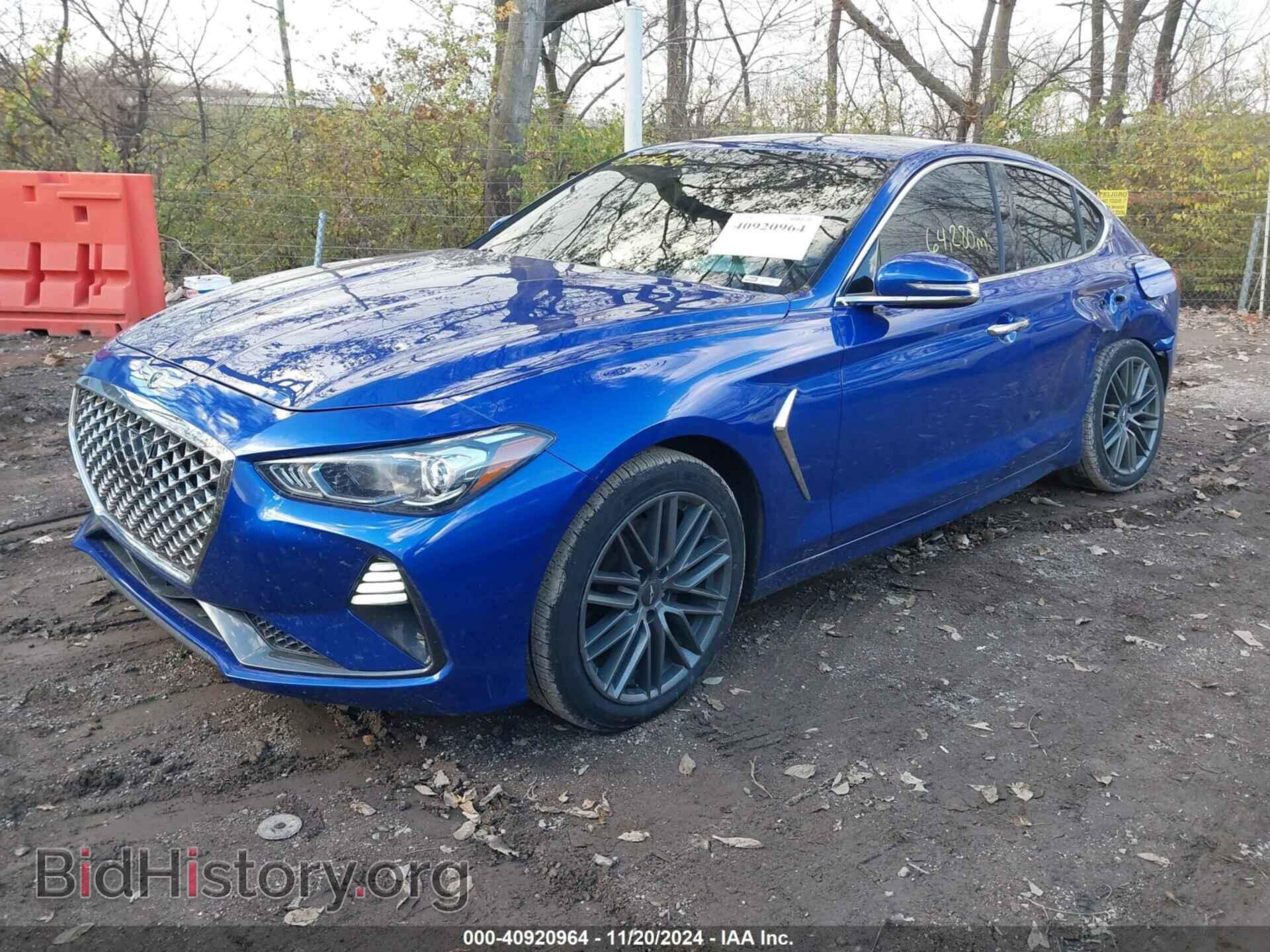 2019 GENESIS G70 - VIN: KMTG64LA2KU029828 - Фото 2