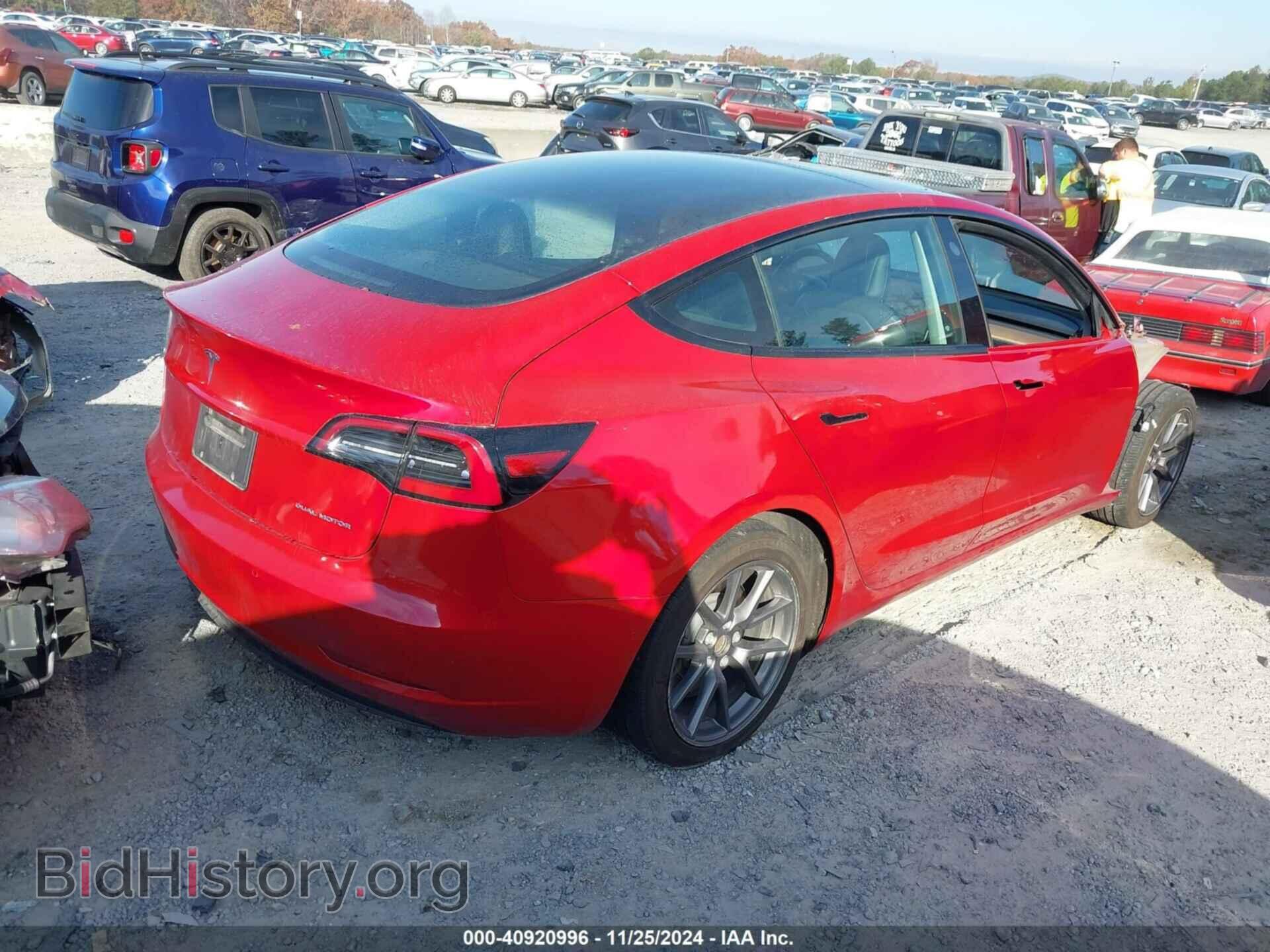 2022 TESLA MODEL 3 - VIN: 5YJ3E1EB2NF185952 - Фото 4