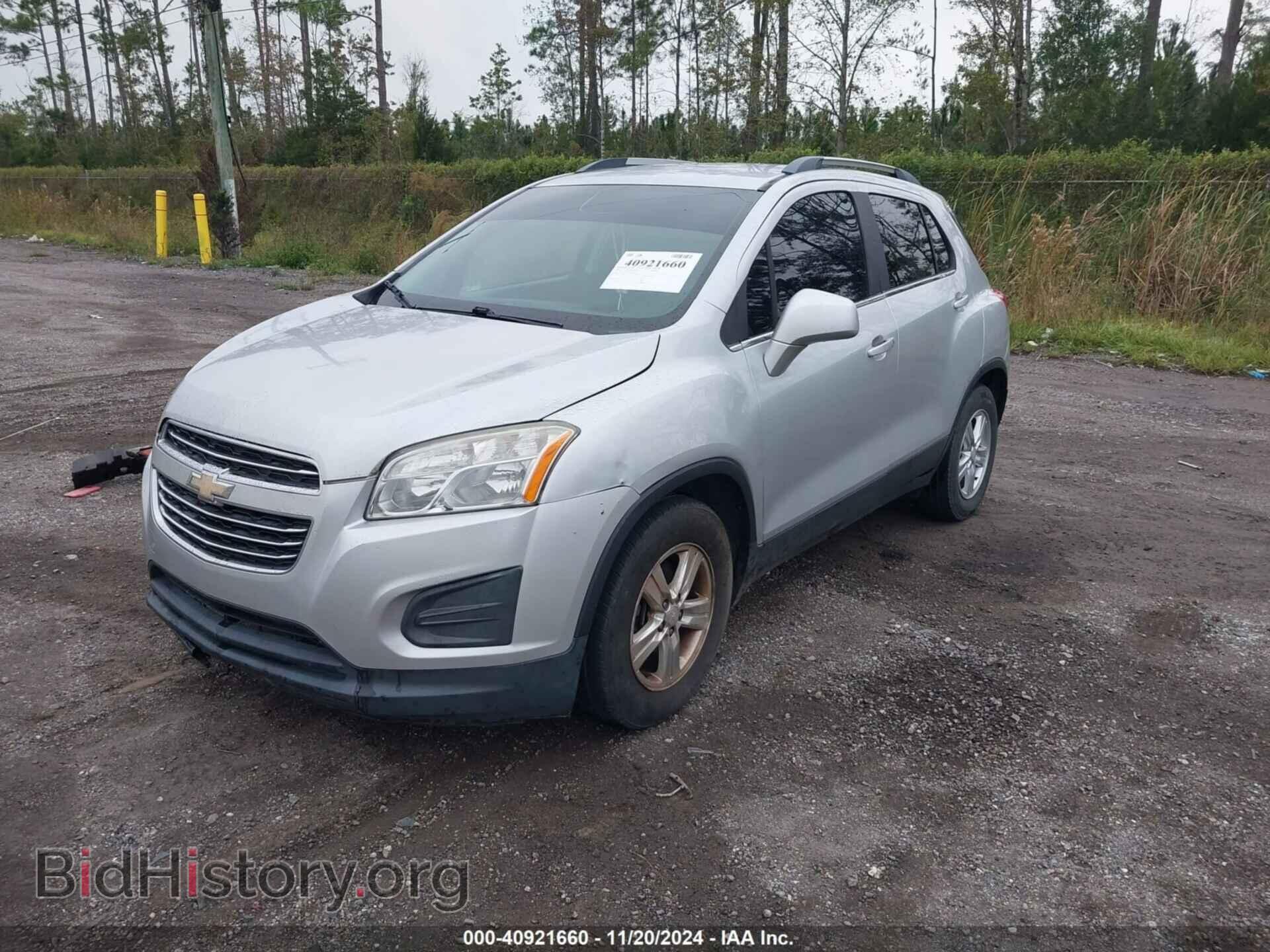 2016 CHEVROLET TRAX - VIN: 3GNCJLSB5GL247920 - Фото 2