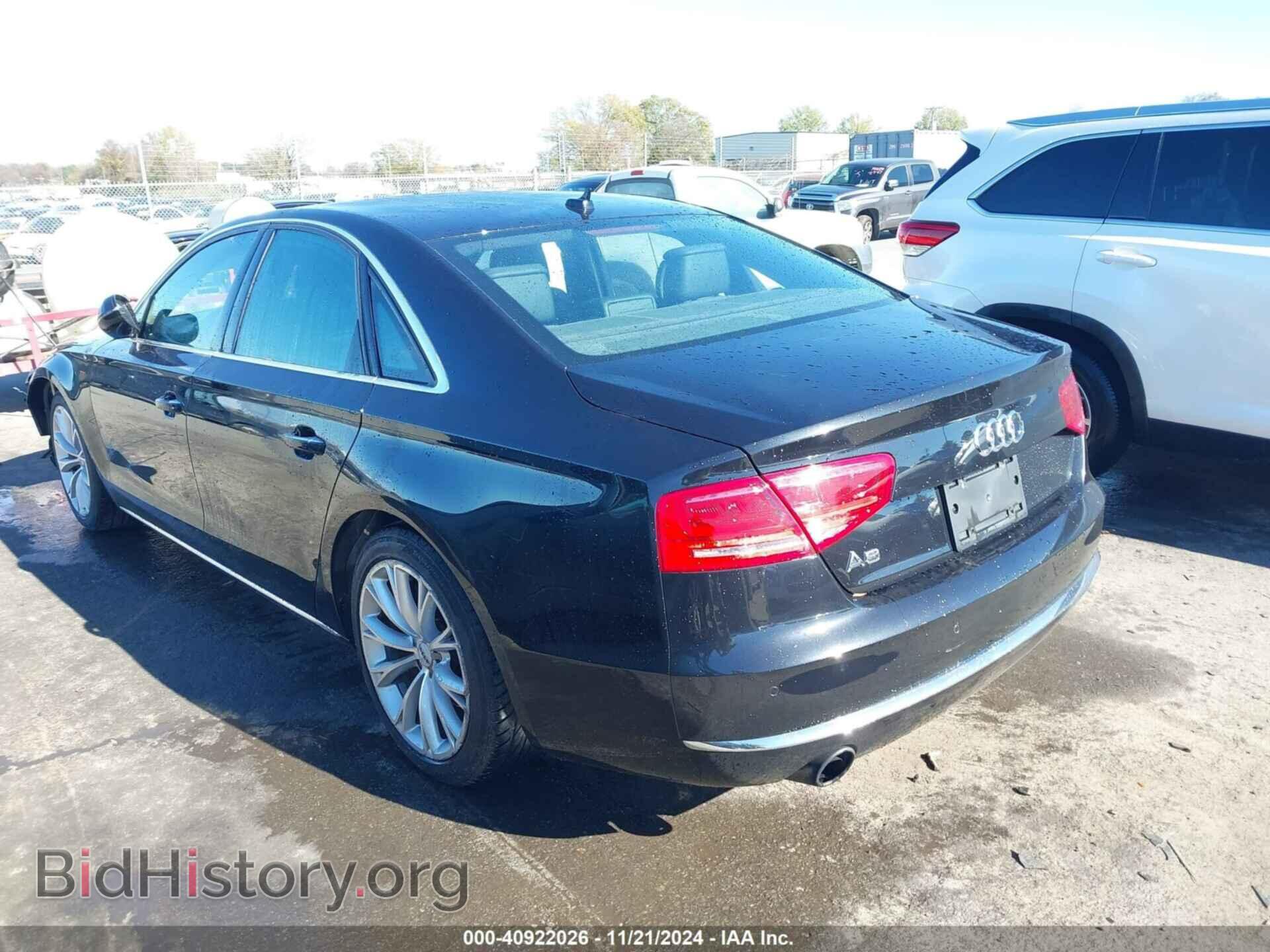 2013 AUDI A8 - VIN: WAUAGAFD8DN008594 - Фото 3