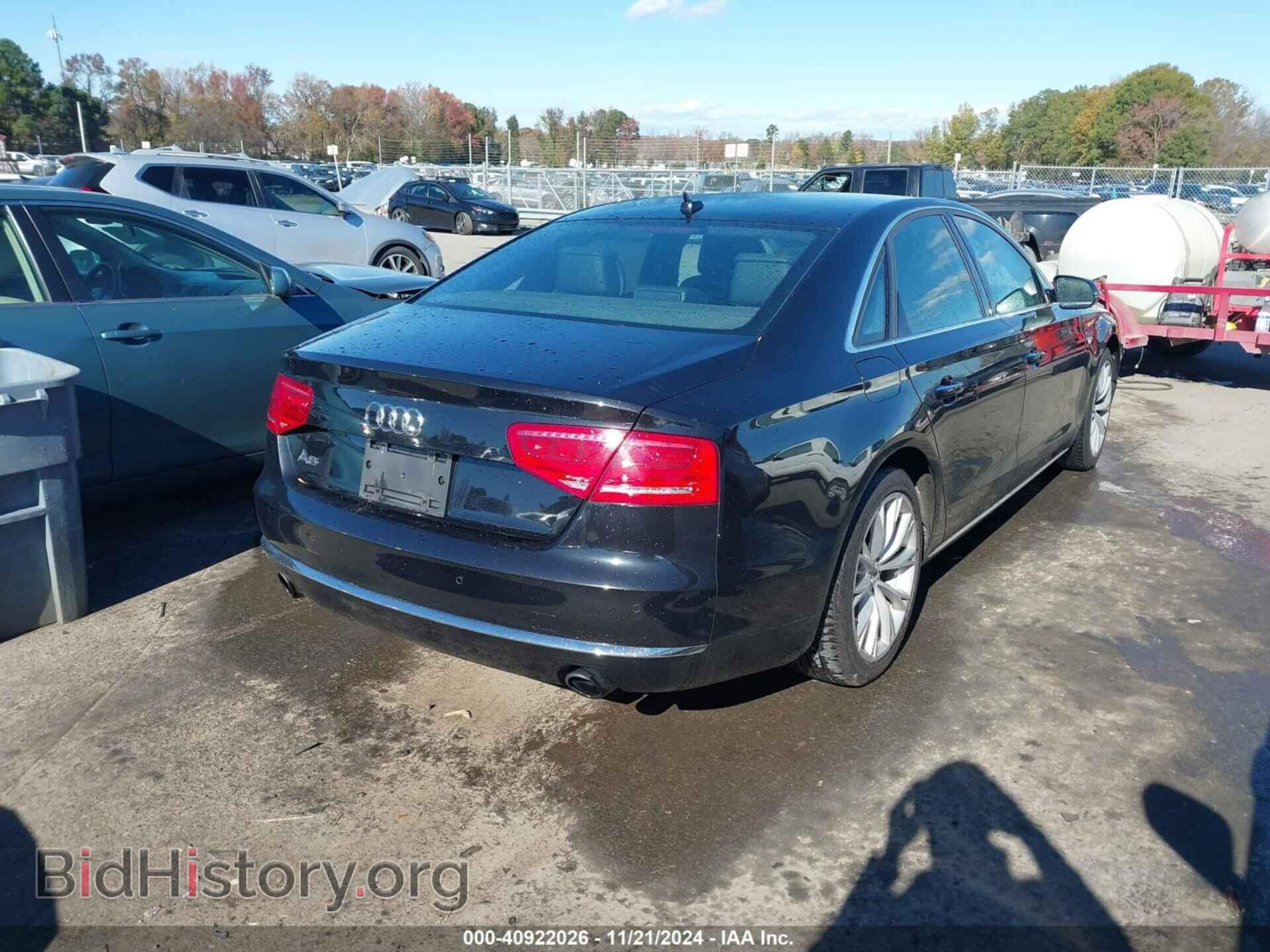 2013 AUDI A8 - VIN: WAUAGAFD8DN008594 - Фото 4