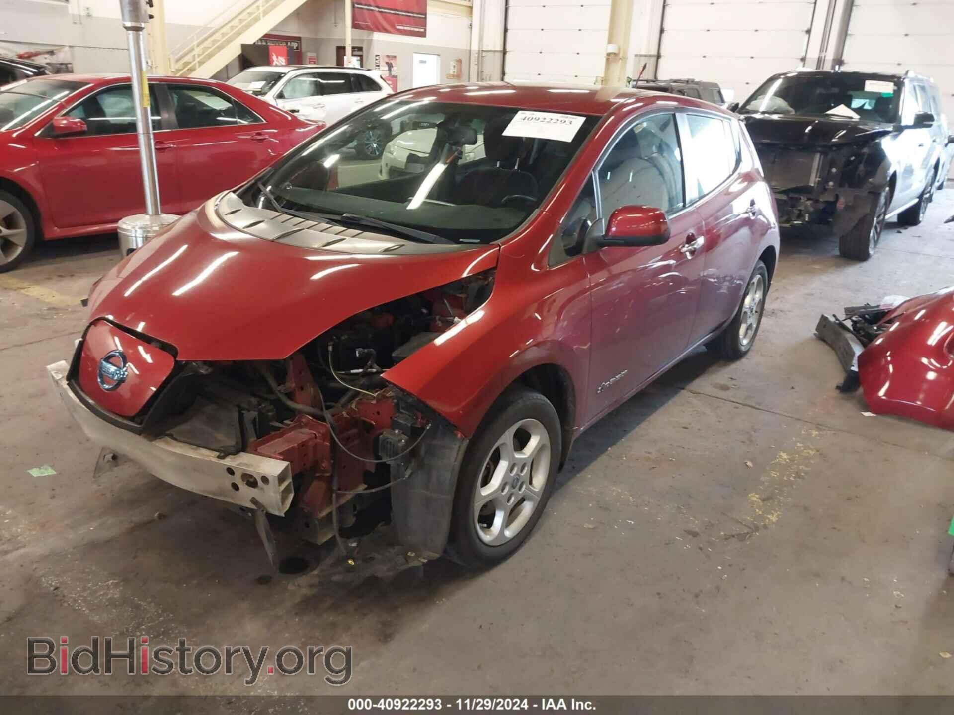 2013 NISSAN LEAF - VIN: 1N4AZ0CP7DC410596 - Фото 2