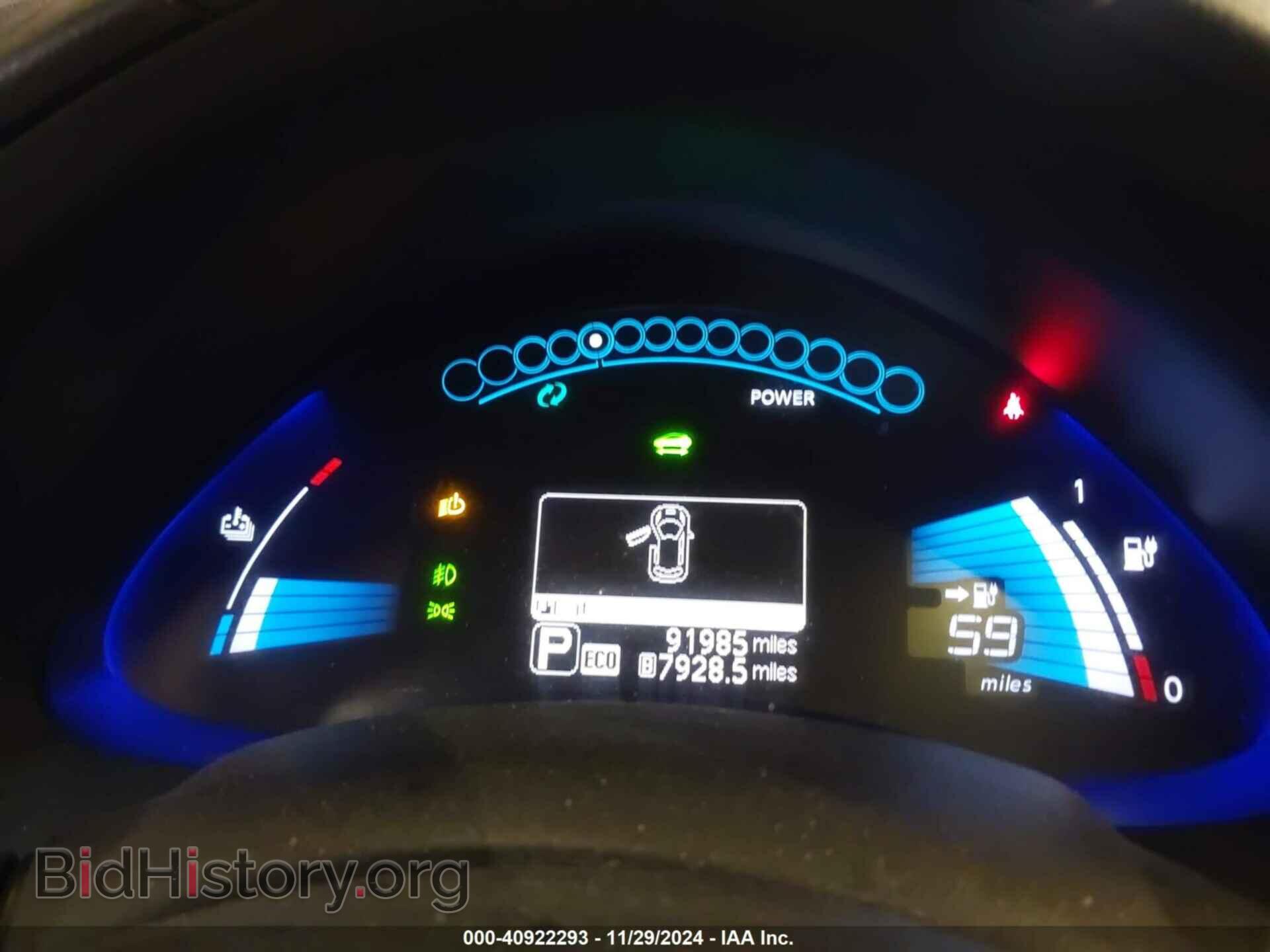 2013 NISSAN LEAF - VIN: 1N4AZ0CP7DC410596 - Фото 7