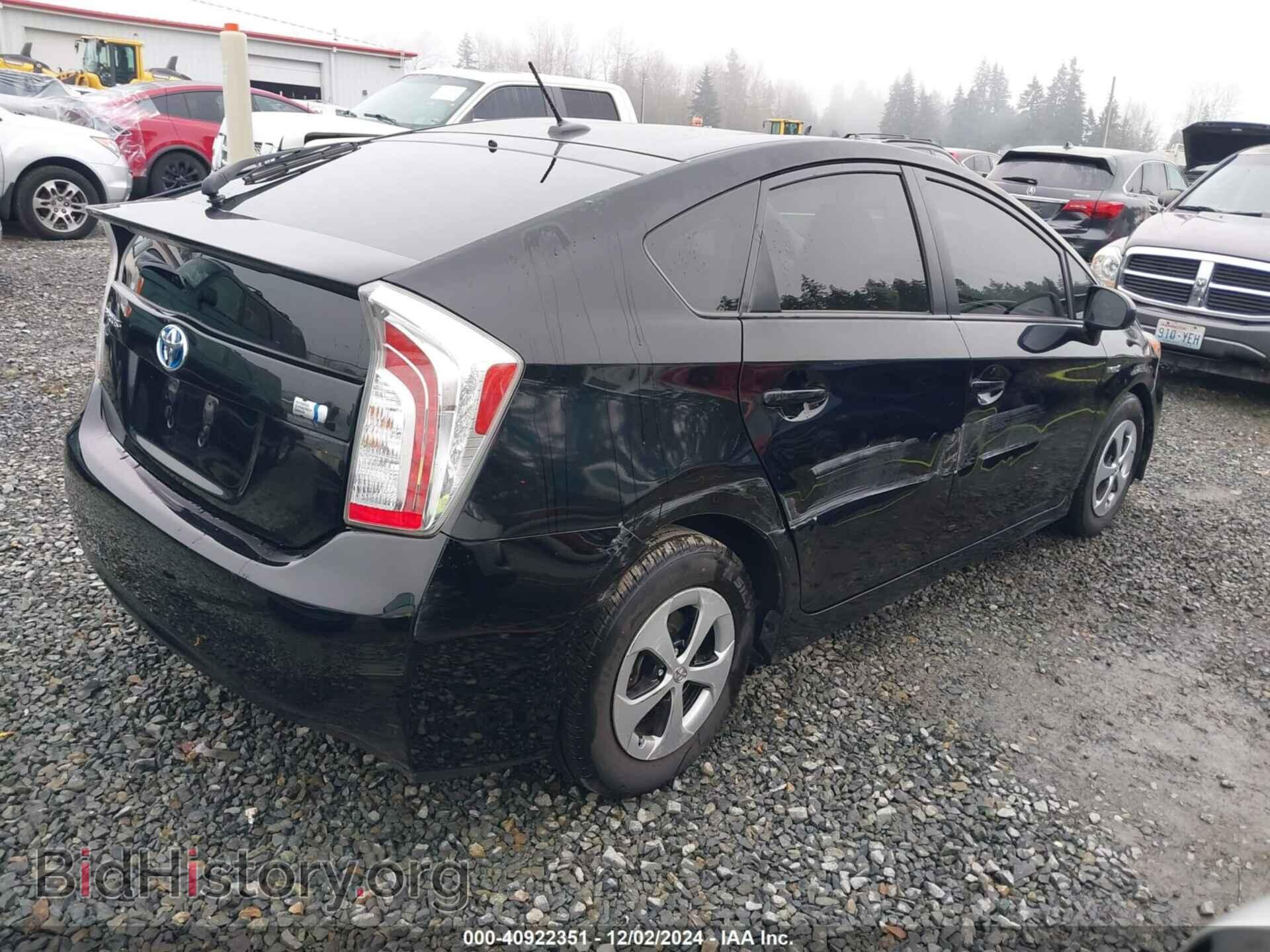 2014 TOYOTA PRIUS - VIN: JTDKN3DUXE1753612 - Фото 4