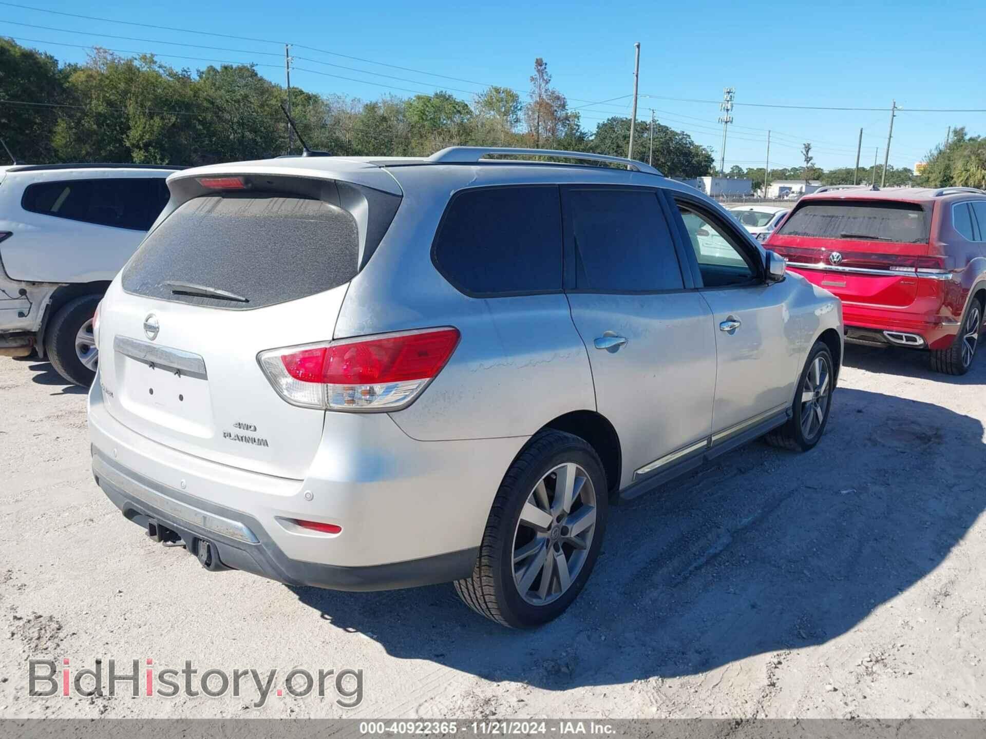 2013 NISSAN PATHFINDER - VIN: 5N1AR2MM4DC621454 - Фото 4