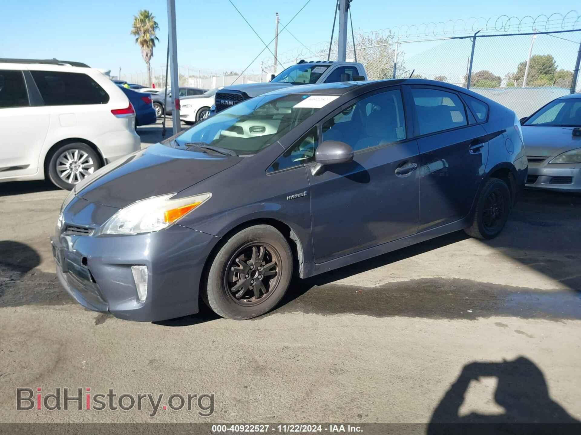 2014 TOYOTA PRIUS - VIN: JTDKN3DU6E0372491 - Фото 2