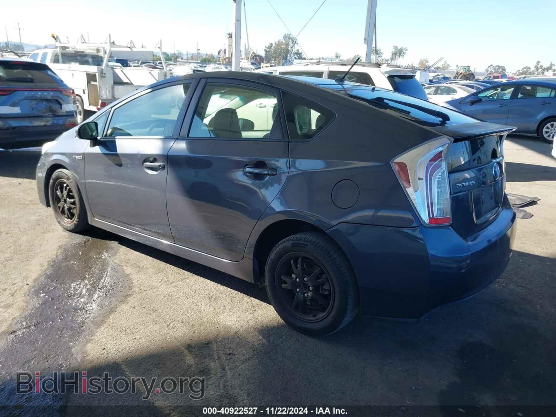 2014 TOYOTA PRIUS - VIN: JTDKN3DU6E0372491 - Фото 3