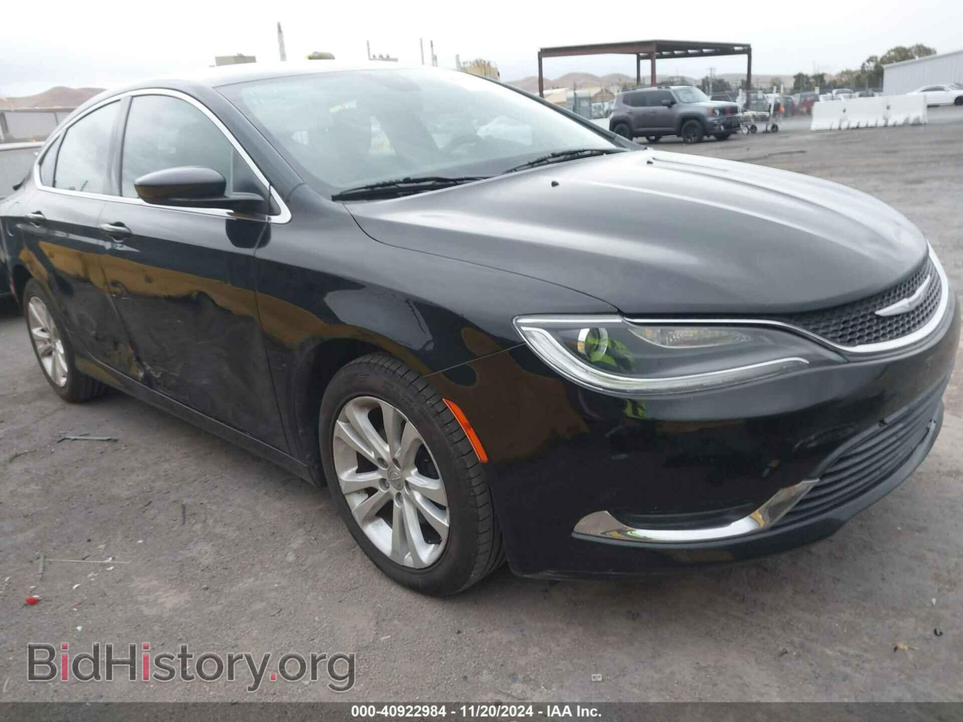 Фотография 1C3CCCAB7GN111992 - CHRYSLER 200 2016