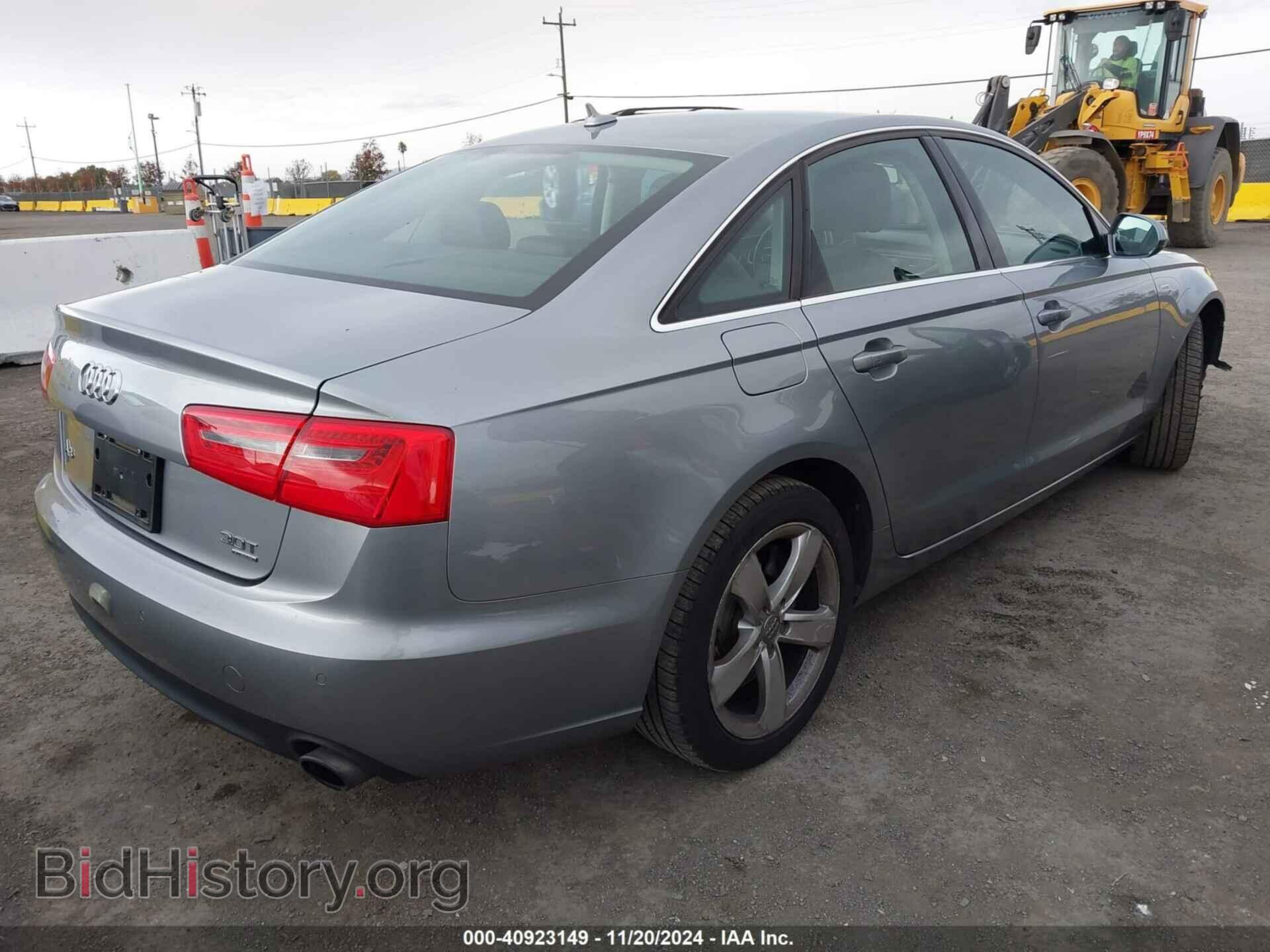 2012 AUDI A6 - VIN: WAUGGAFCXCN044982 - Фото 4