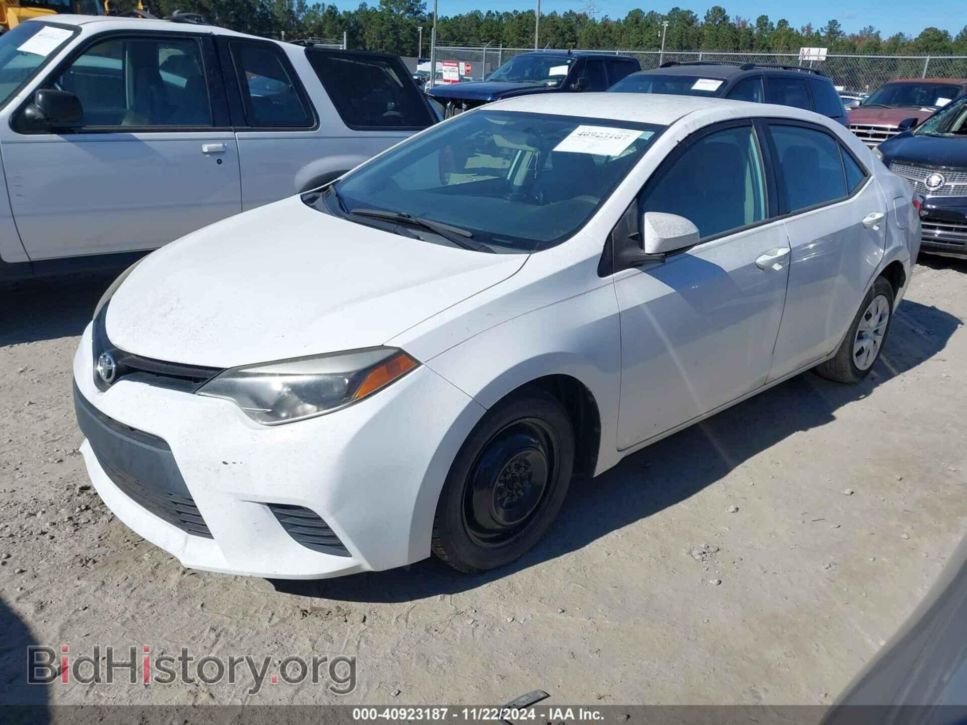 2014 TOYOTA COROLLA - VIN: 2T1BURHE4EC006849 - Фото 2