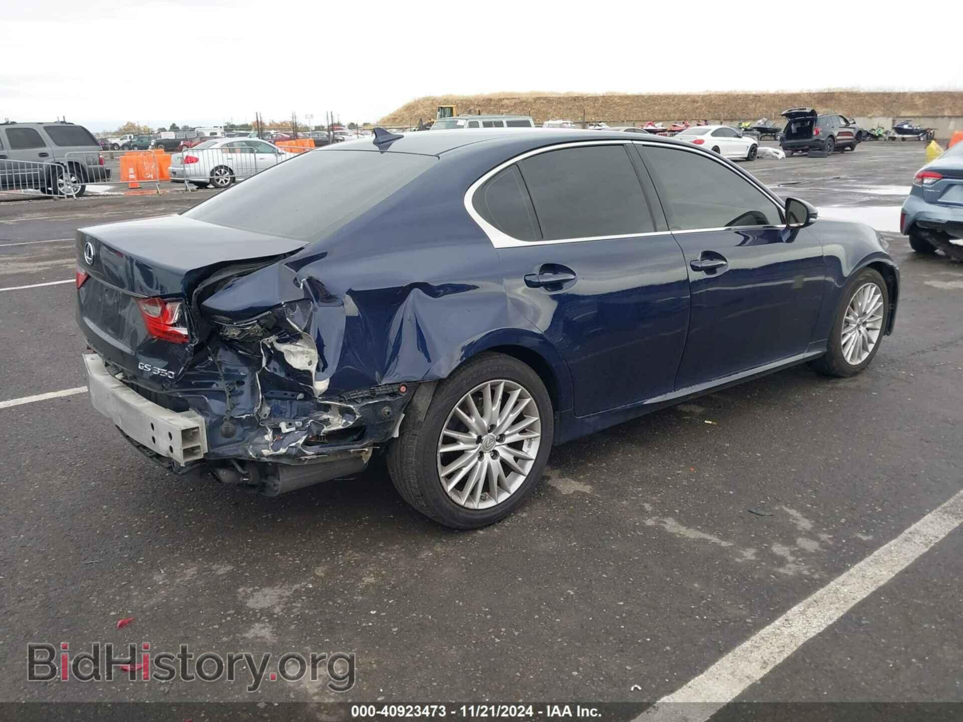 2013 LEXUS GS 350 - VIN: JTHBE1BL6D5006416 - Фото 4