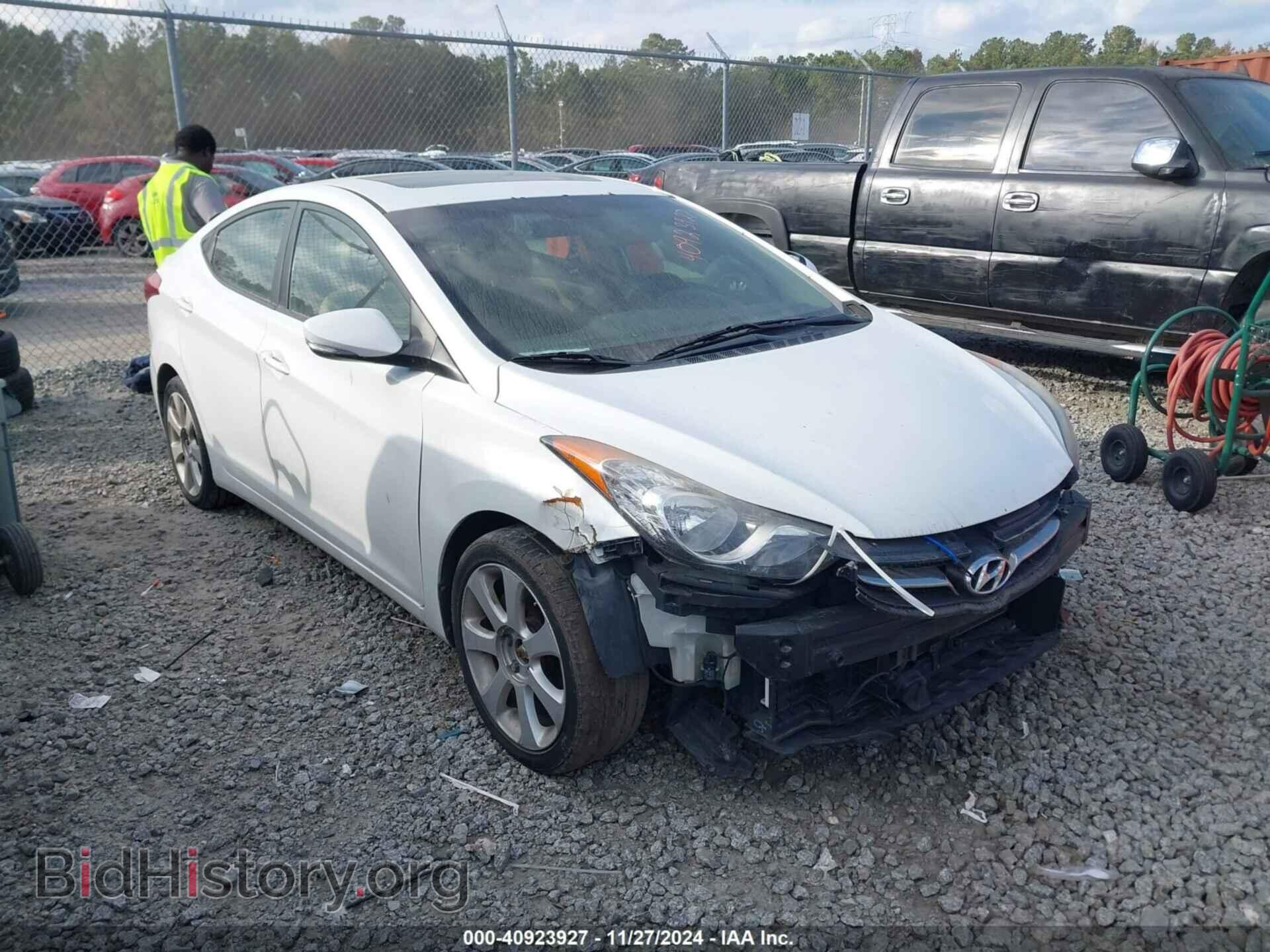 Фотография 5NPDH4AE0CH106919 - HYUNDAI ELANTRA 2012