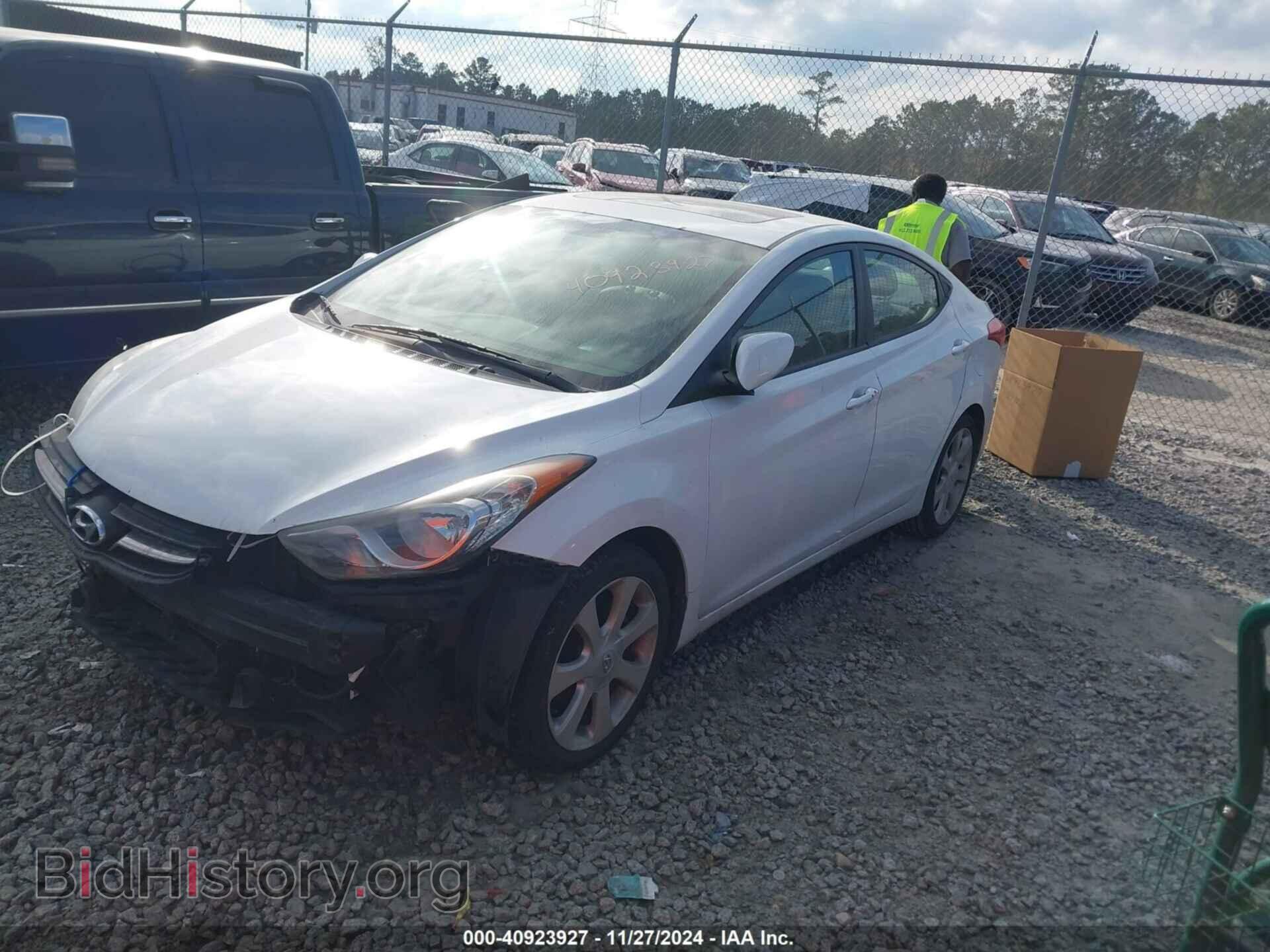 2012 HYUNDAI ELANTRA - VIN: 5NPDH4AE0CH106919 - Фото 2