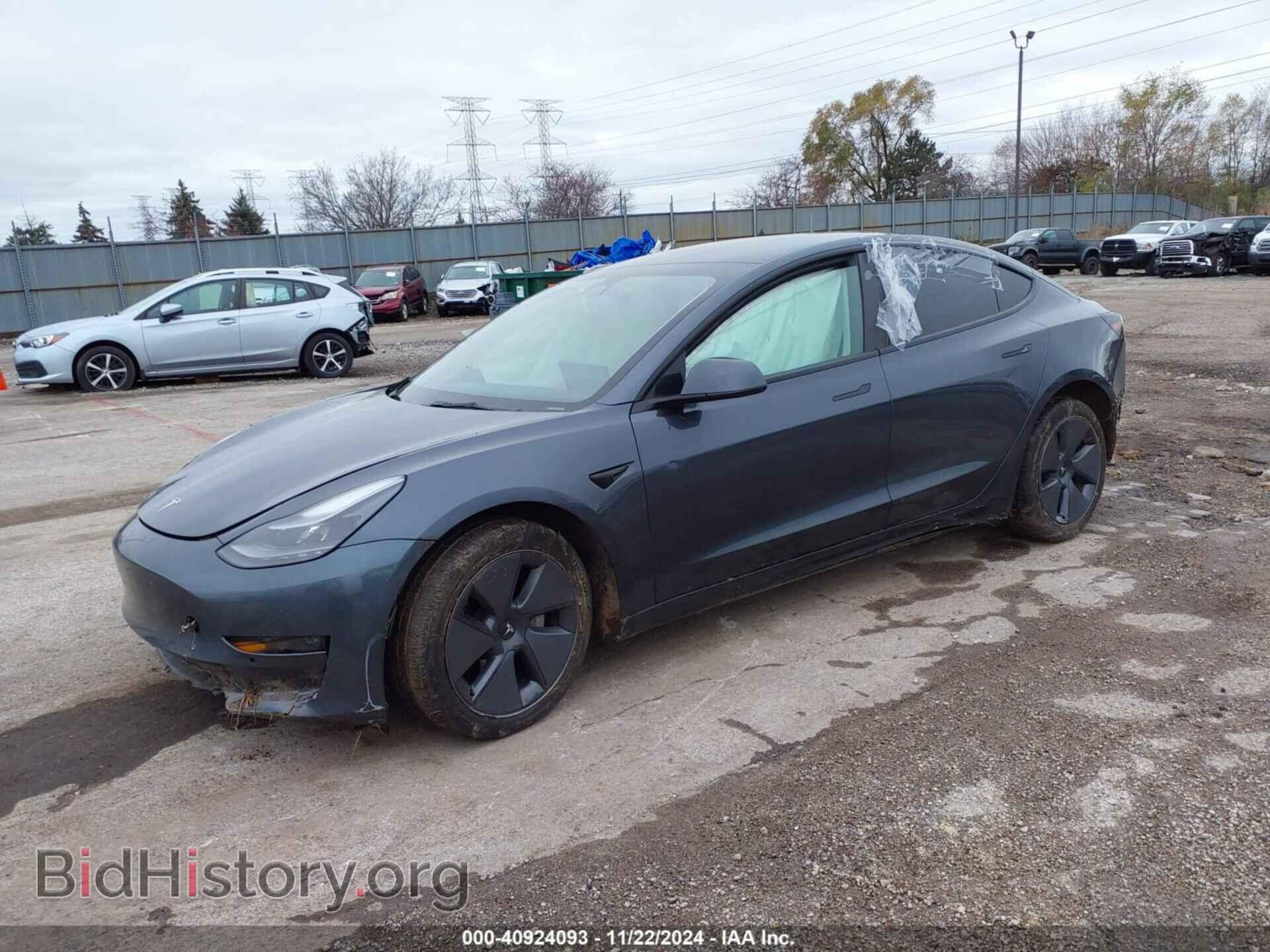 2022 TESLA MODEL 3 - VIN: 5YJ3E1EB2NF264165 - Фото 2