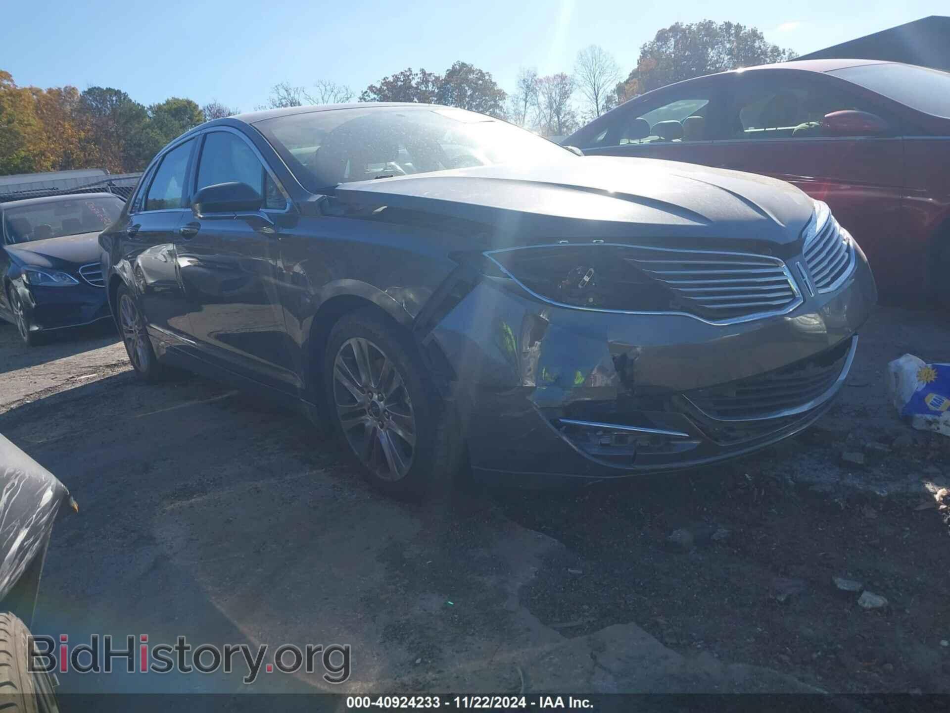 Photo 3LN6L2G94GR624357 - LINCOLN MKZ 2016