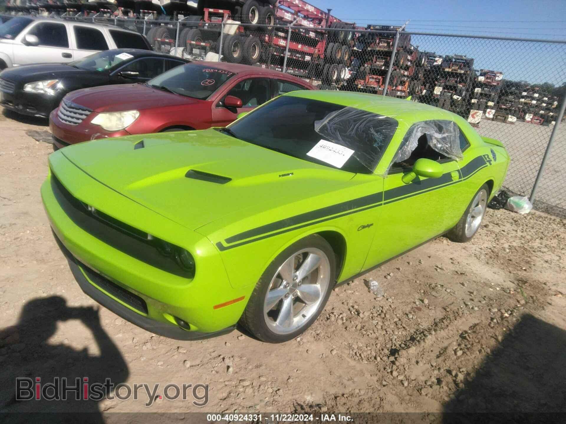 2015 DODGE CHALLENGER - VIN: 2C3CDZBT0FH711543 - Фото 2
