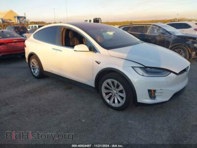 2020 Tesla MODEL X, белый — VIN 5YJXCBE21LF260926, IAAI