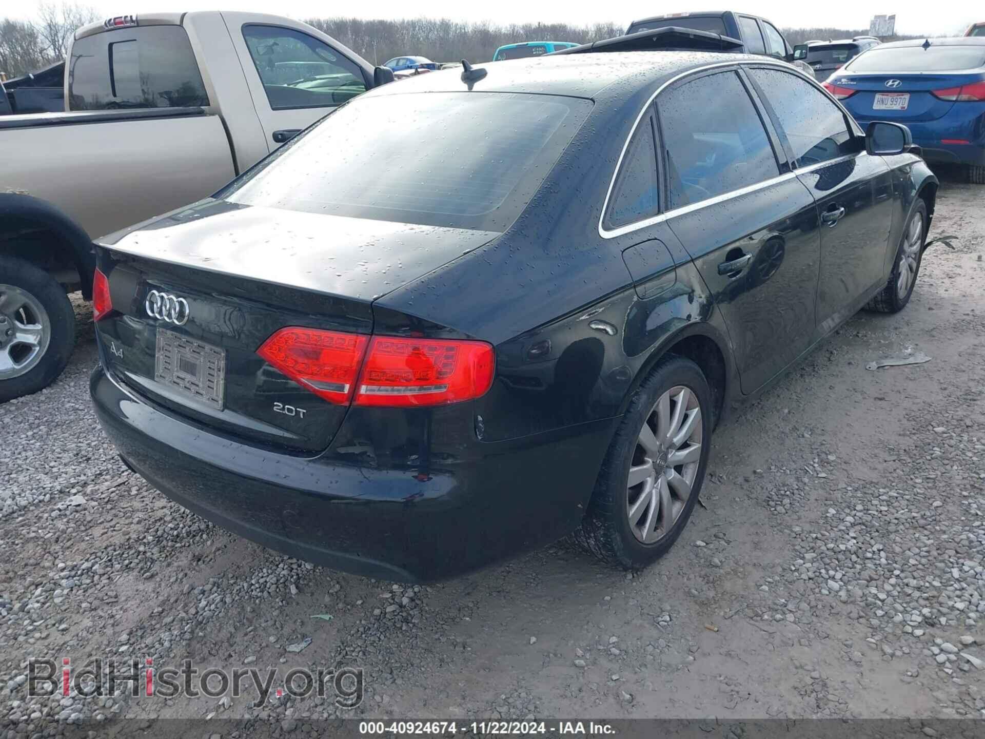 2012 AUDI A4 - VIN: WAUBFAFL1CN015187 - Фото 4