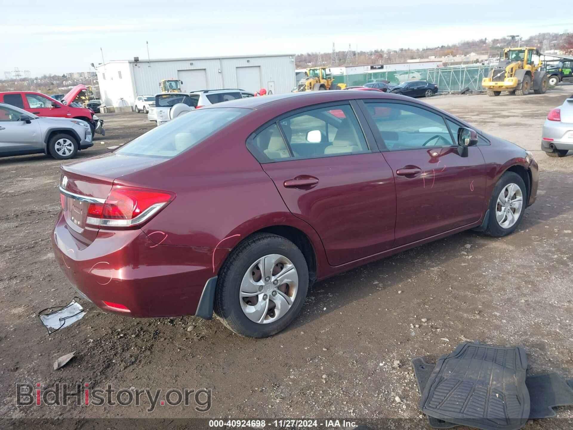 2013 HONDA CIVIC - VIN: 2HGFB2F56DH600933 - Фото 4