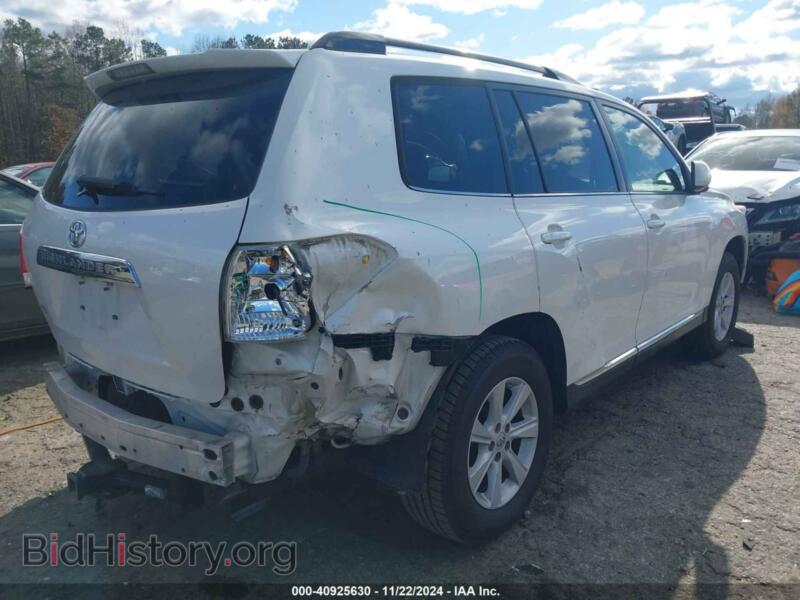 2013 Toyota HIGHLANDER (VIN 5TDZA3EH2DS038661) — фото 4 из 17