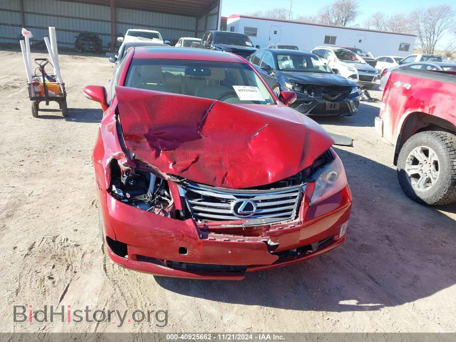 2011 LEXUS ES 350 - VIN: JTHBK1EG9B2469379 - Фото 12