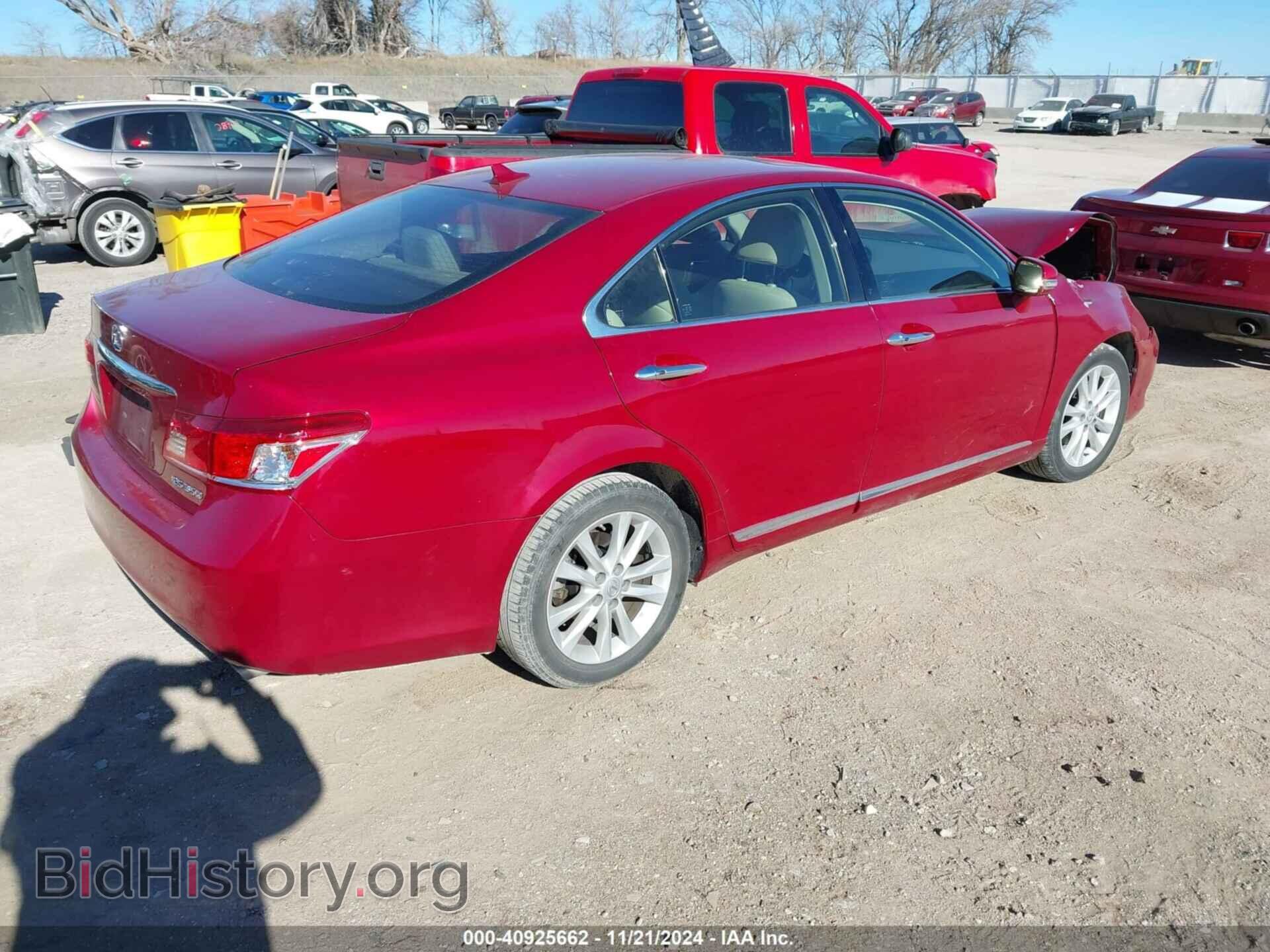 2011 LEXUS ES 350 - VIN: JTHBK1EG9B2469379 - Фото 4