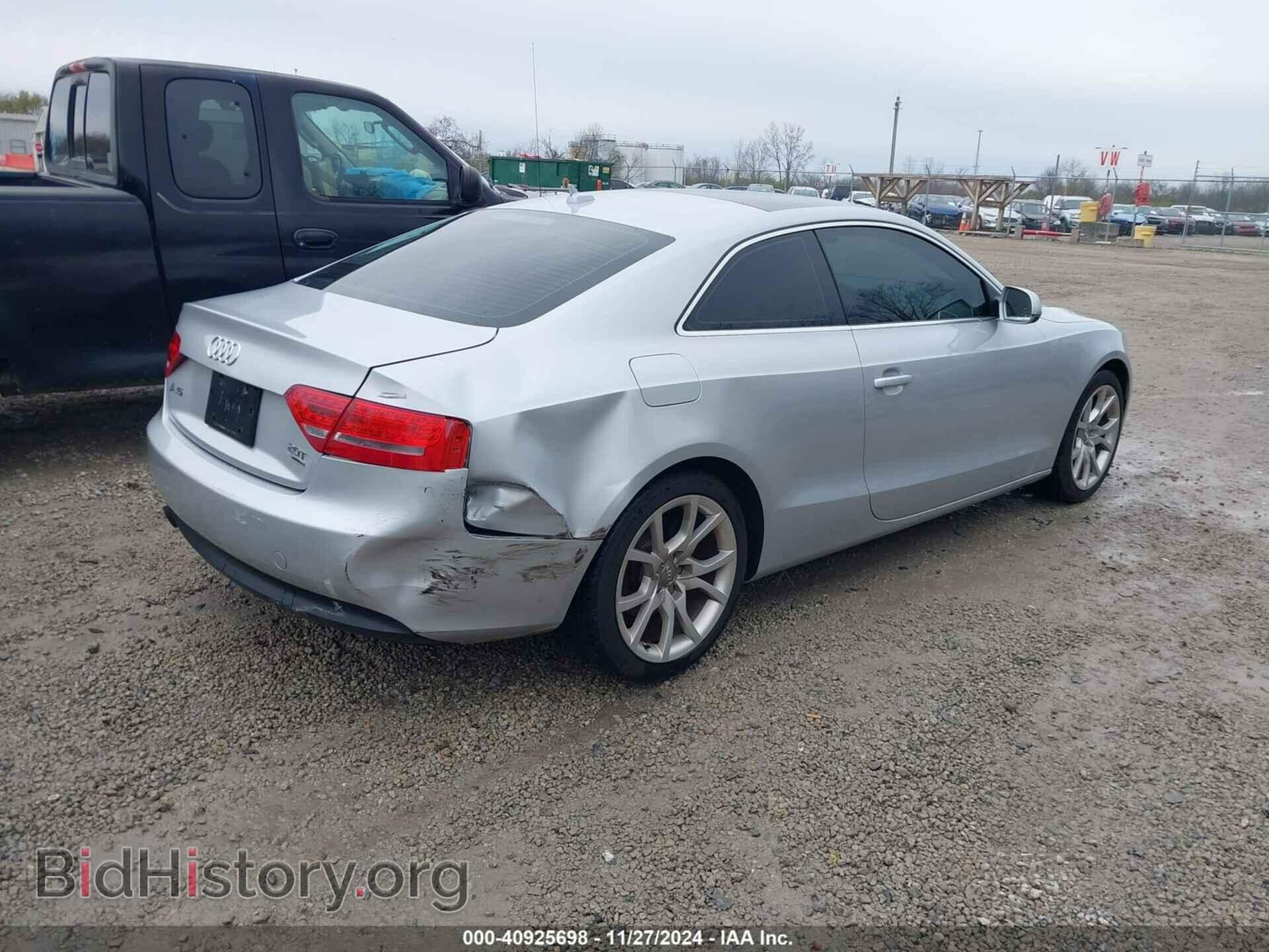 2012 AUDI A5 - VIN: WAULFAFR7CA000712 - Фото 4