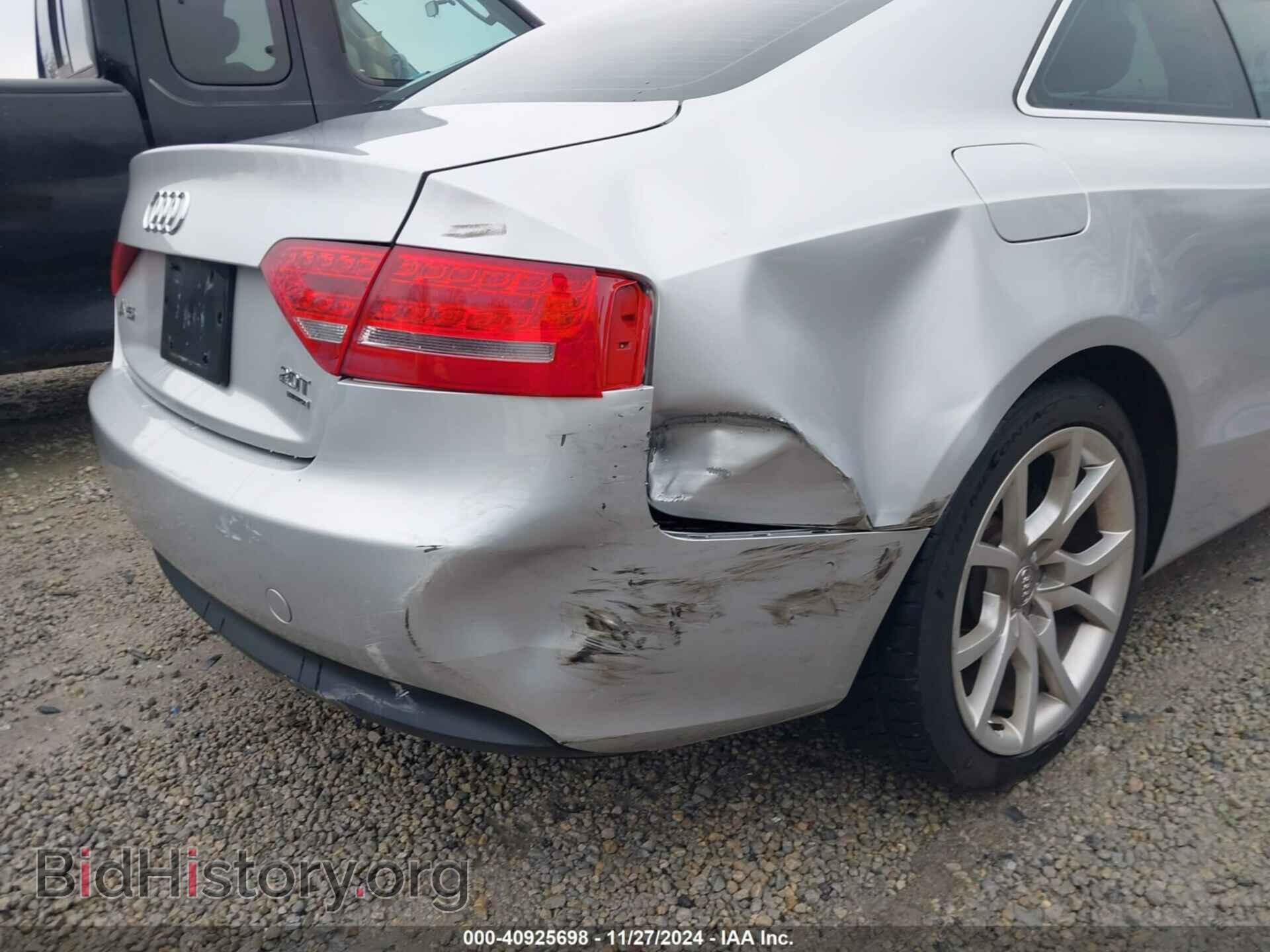 2012 AUDI A5 - VIN: WAULFAFR7CA000712 - Фото 6