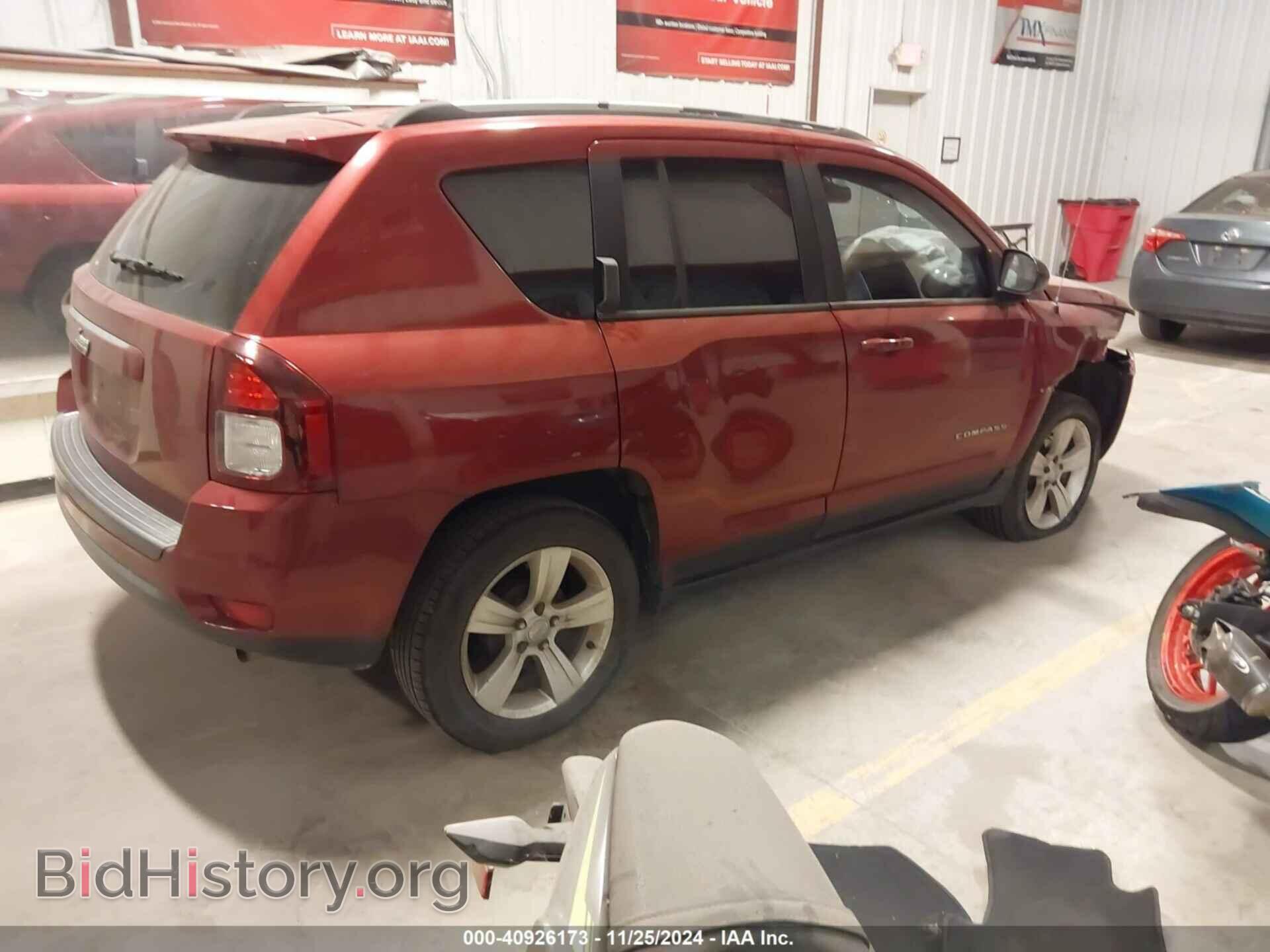 2016 JEEP COMPASS - VIN: 1C4NJCBA8GD734396 - Фото 4