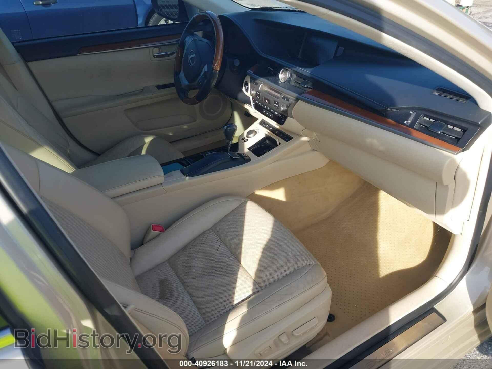 2013 LEXUS ES 300H - VIN: JTHBW1GG8D2001020 - Photo 5