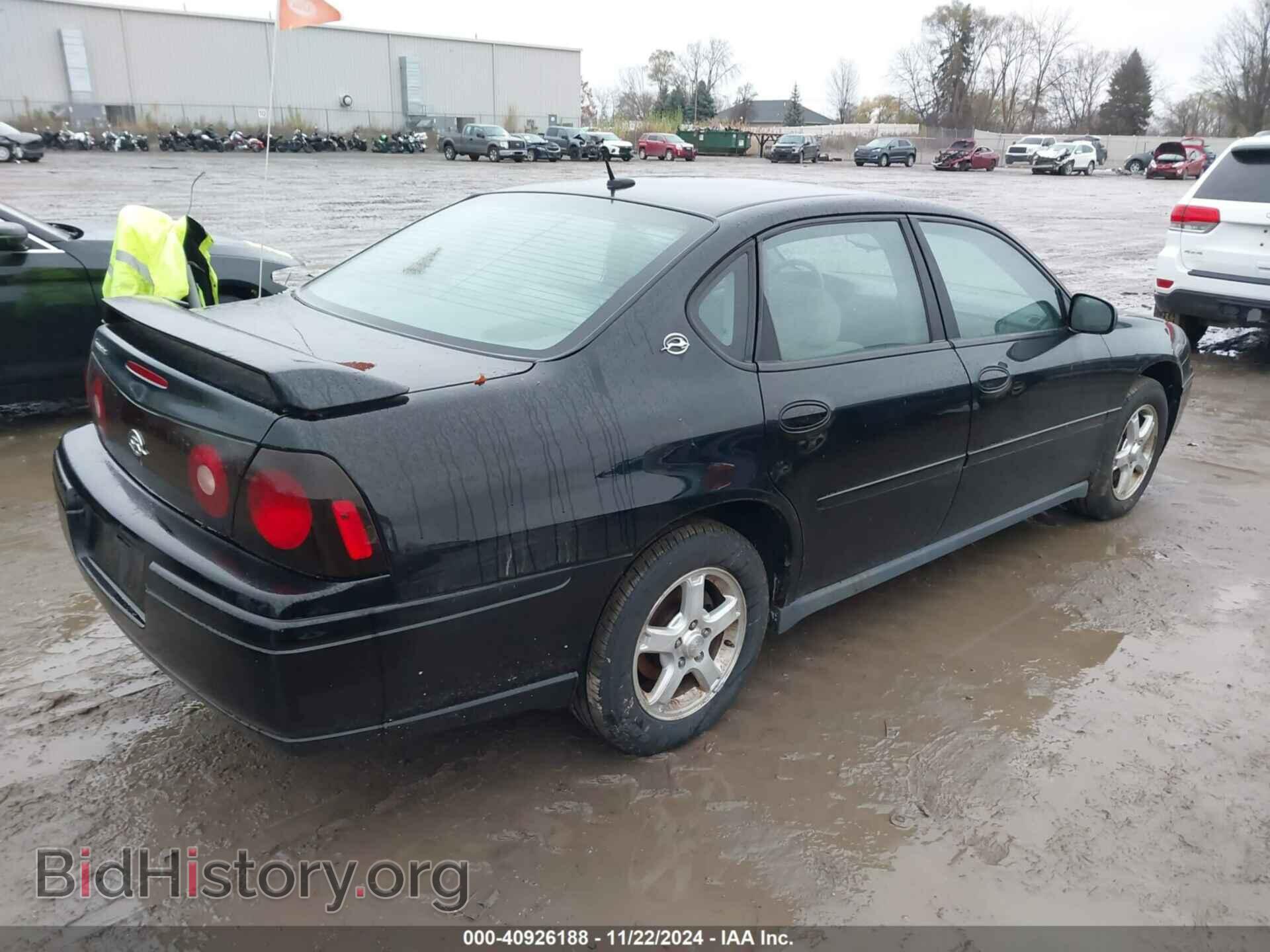 2005 CHEVROLET IMPALA - VIN: 2G1WF52E659313204 - Фото 4