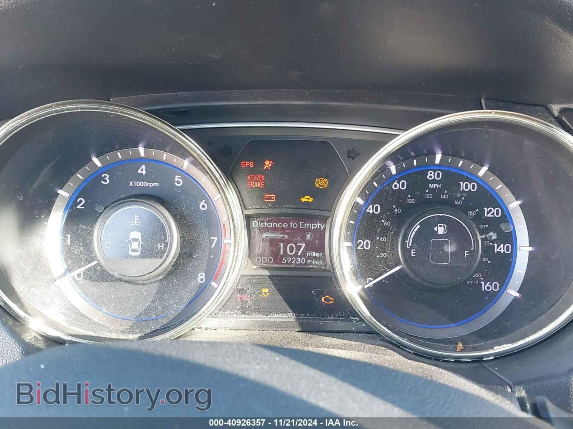 2012 HYUNDAI SONATA - VIN: 5NPEC4ABXCH464909 - Фото 7