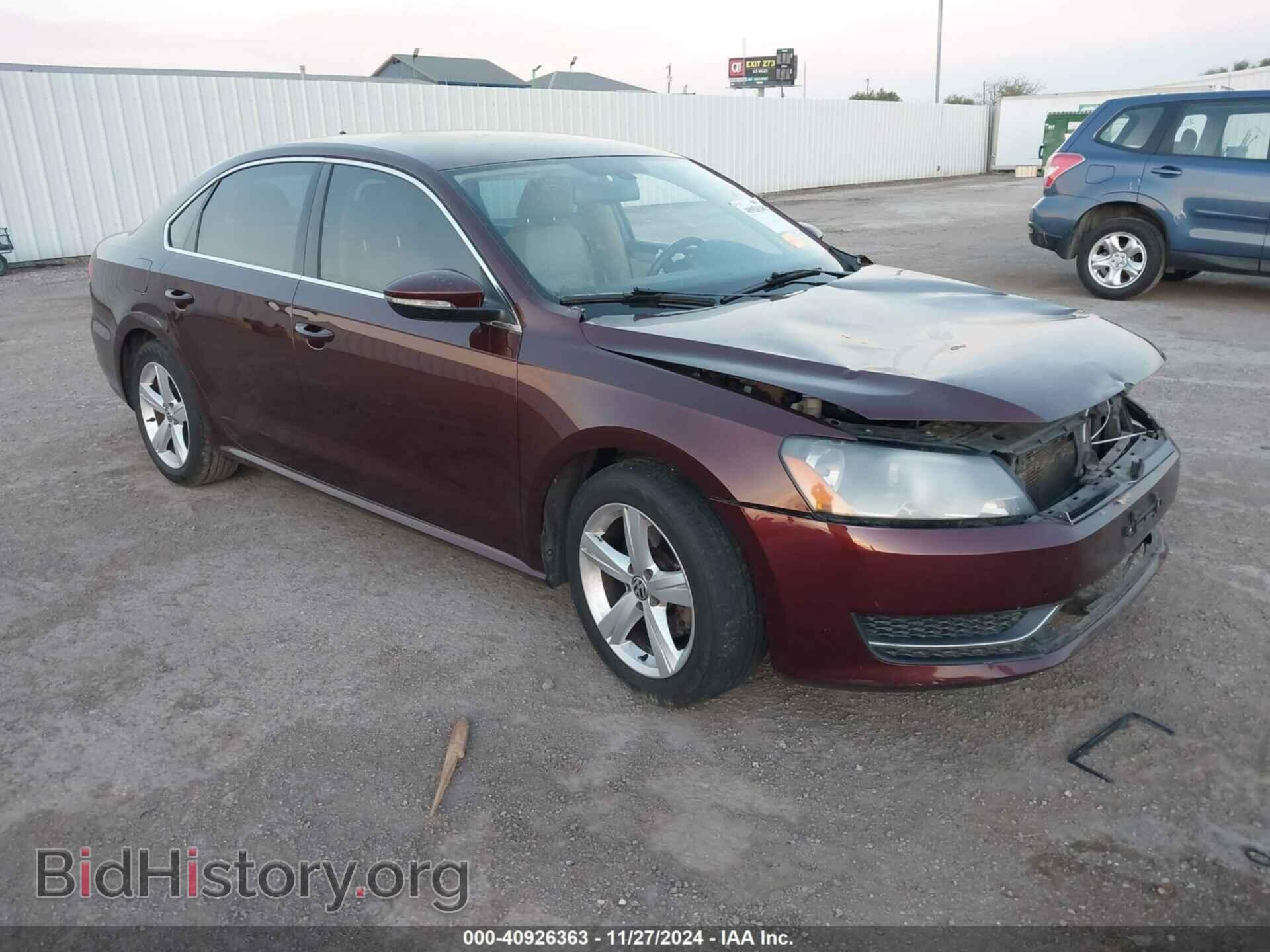 Фотография 1VWBP7A34CC081283 - VOLKSWAGEN PASSAT 2012