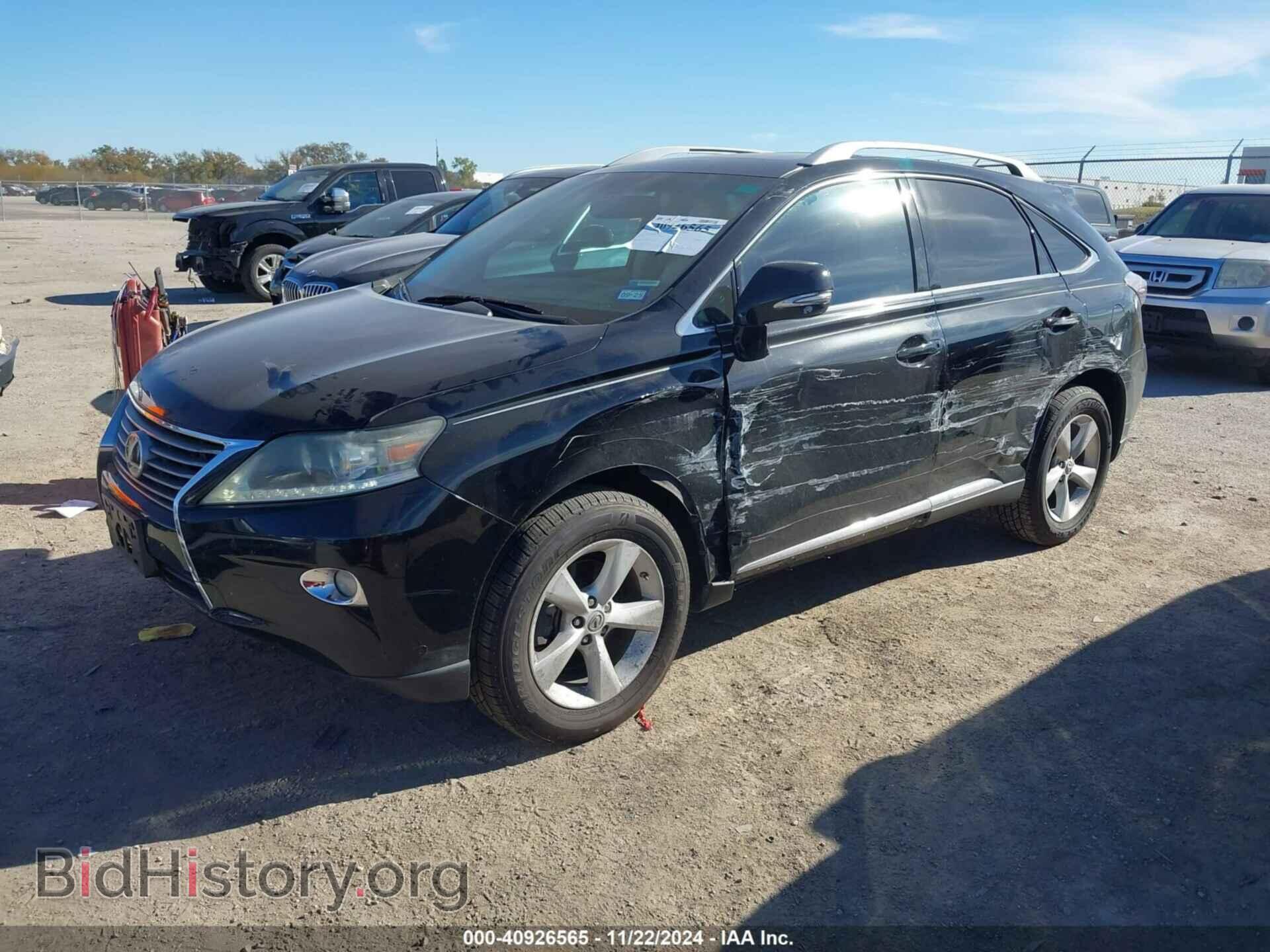 2013 LEXUS RX 350 - VIN: 2T2BK1BA6DC191476 - Фото 2