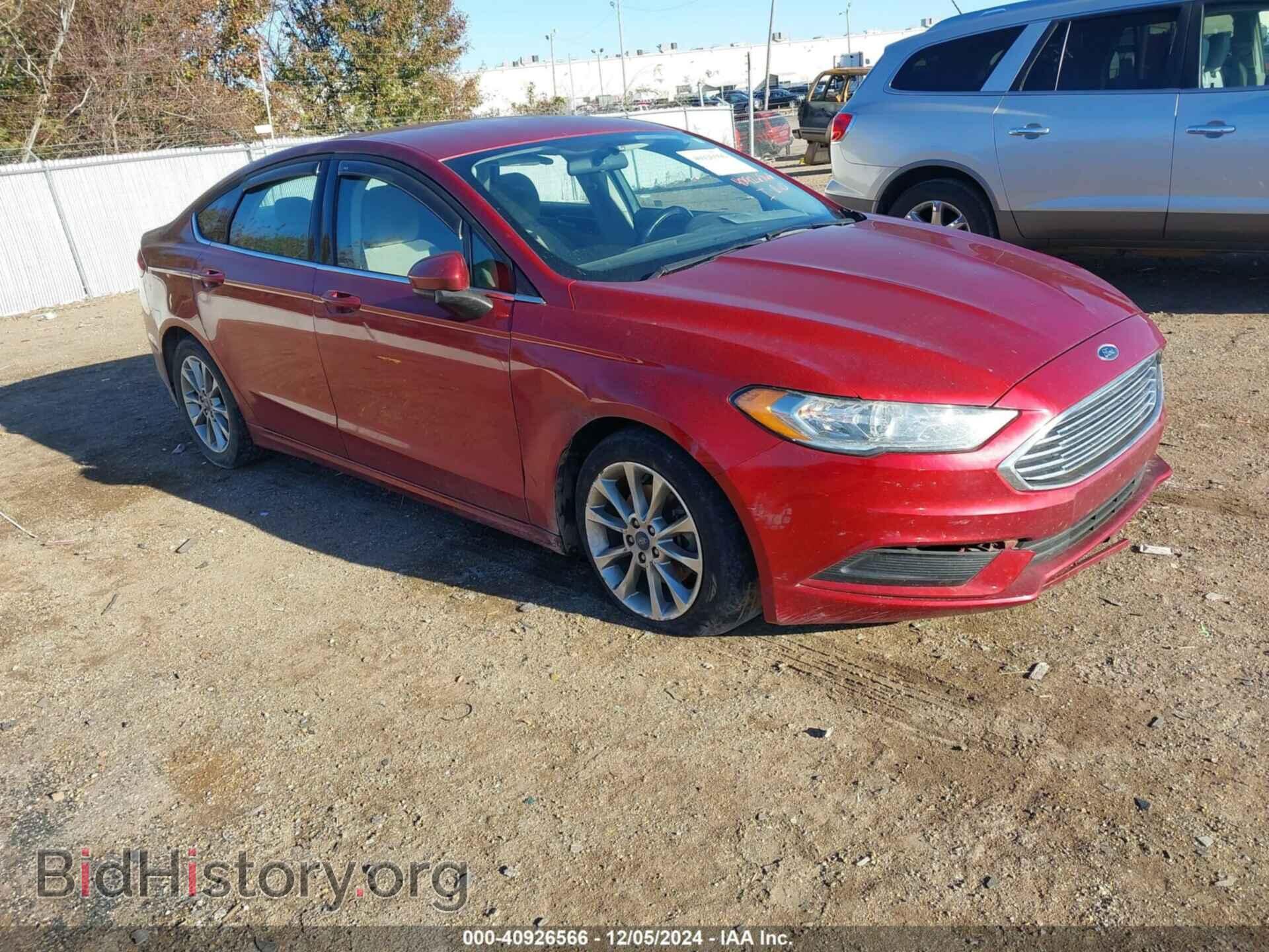 Photo 3FA6P0HD1HR166204 - FORD FUSION 2017