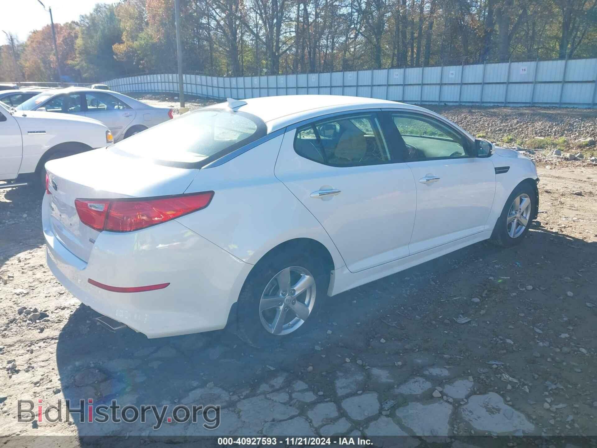 2015 KIA OPTIMA - VIN: 5XXGM4A76FG357115 - Фото 4
