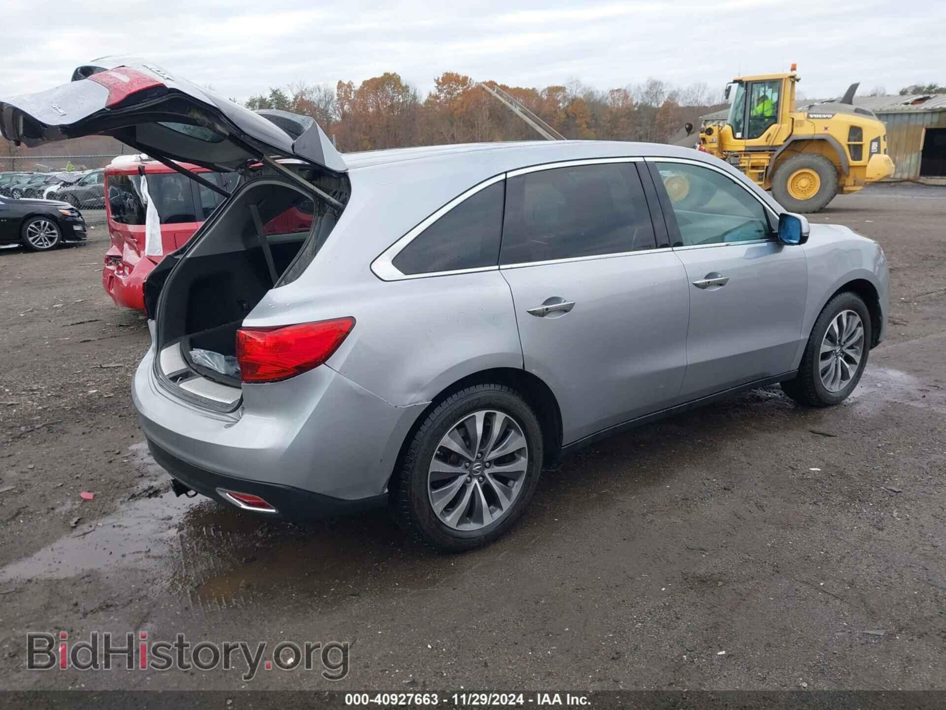 2016 ACURA MDX - VIN: 5FRYD4H49GB025432 - Фото 4