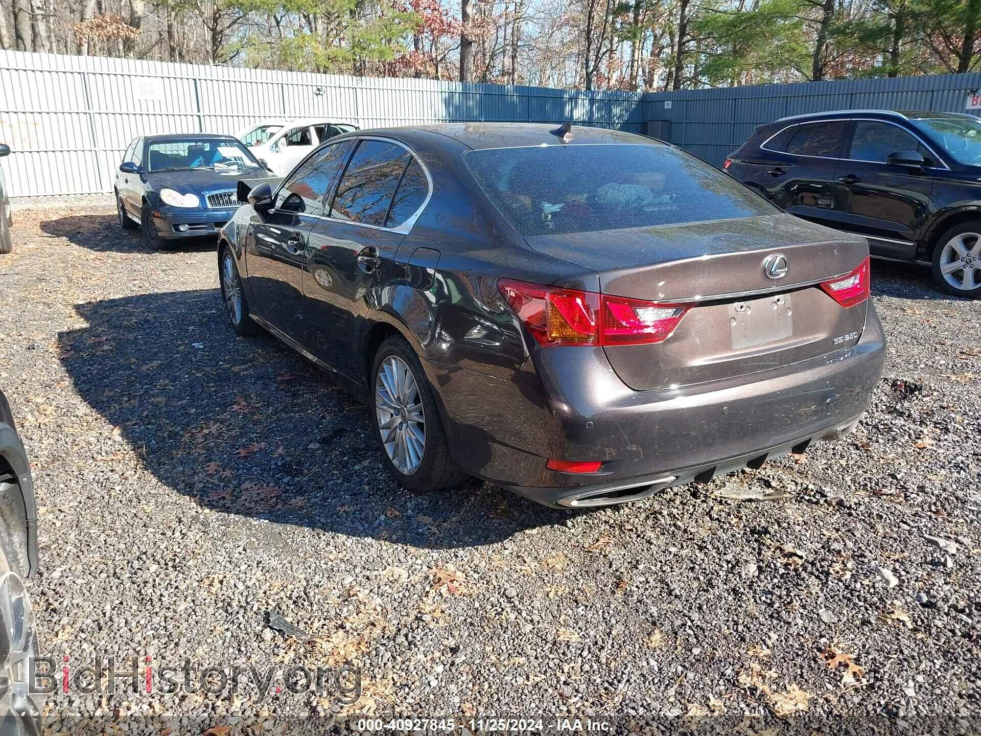 2013 LEXUS GS 350 - VIN: JTHBE1BL7D5014203 - Фото 3