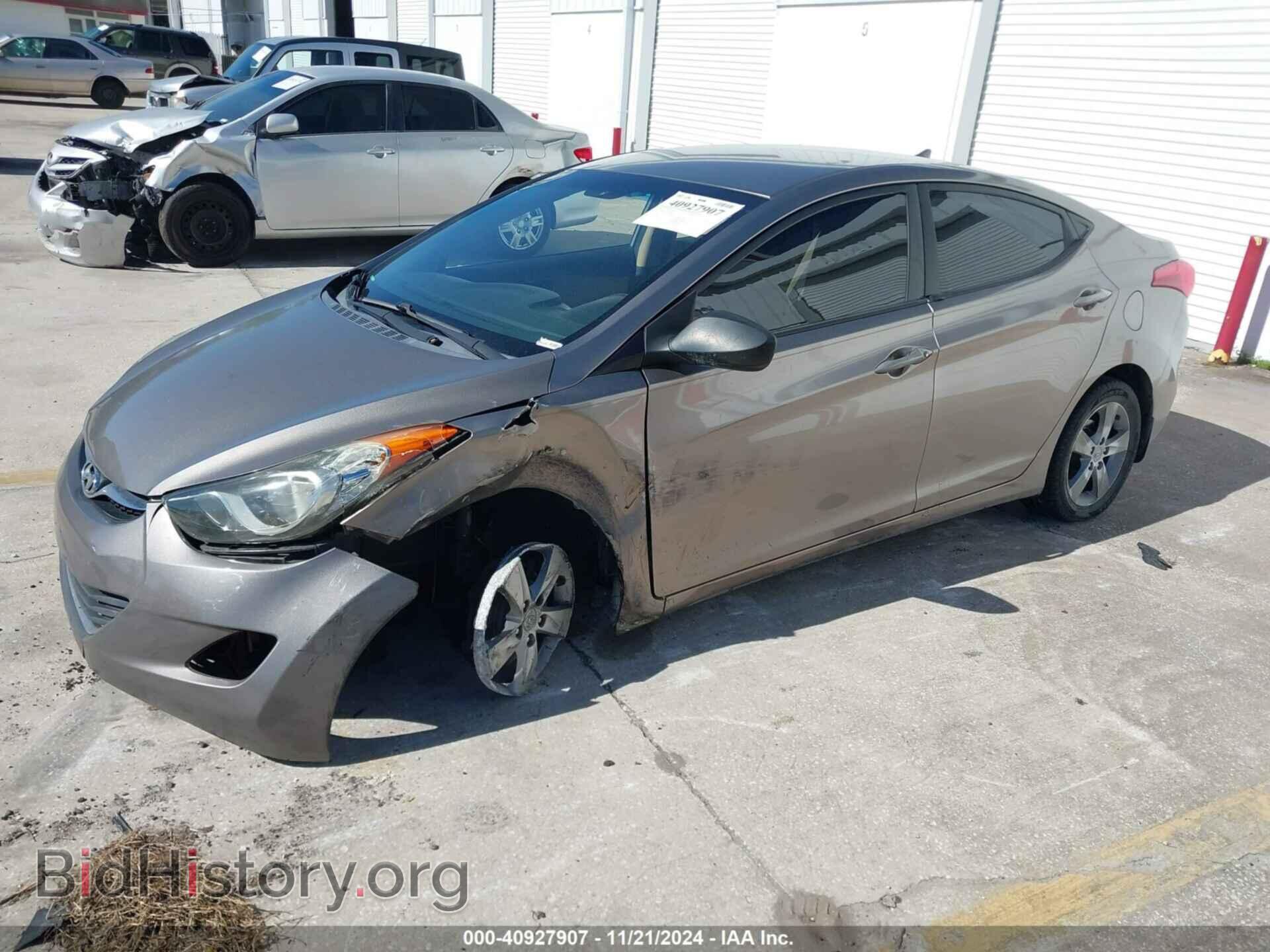 2012 HYUNDAI ELANTRA - VIN: 5NPDH4AE2CH087399 - Фото 2