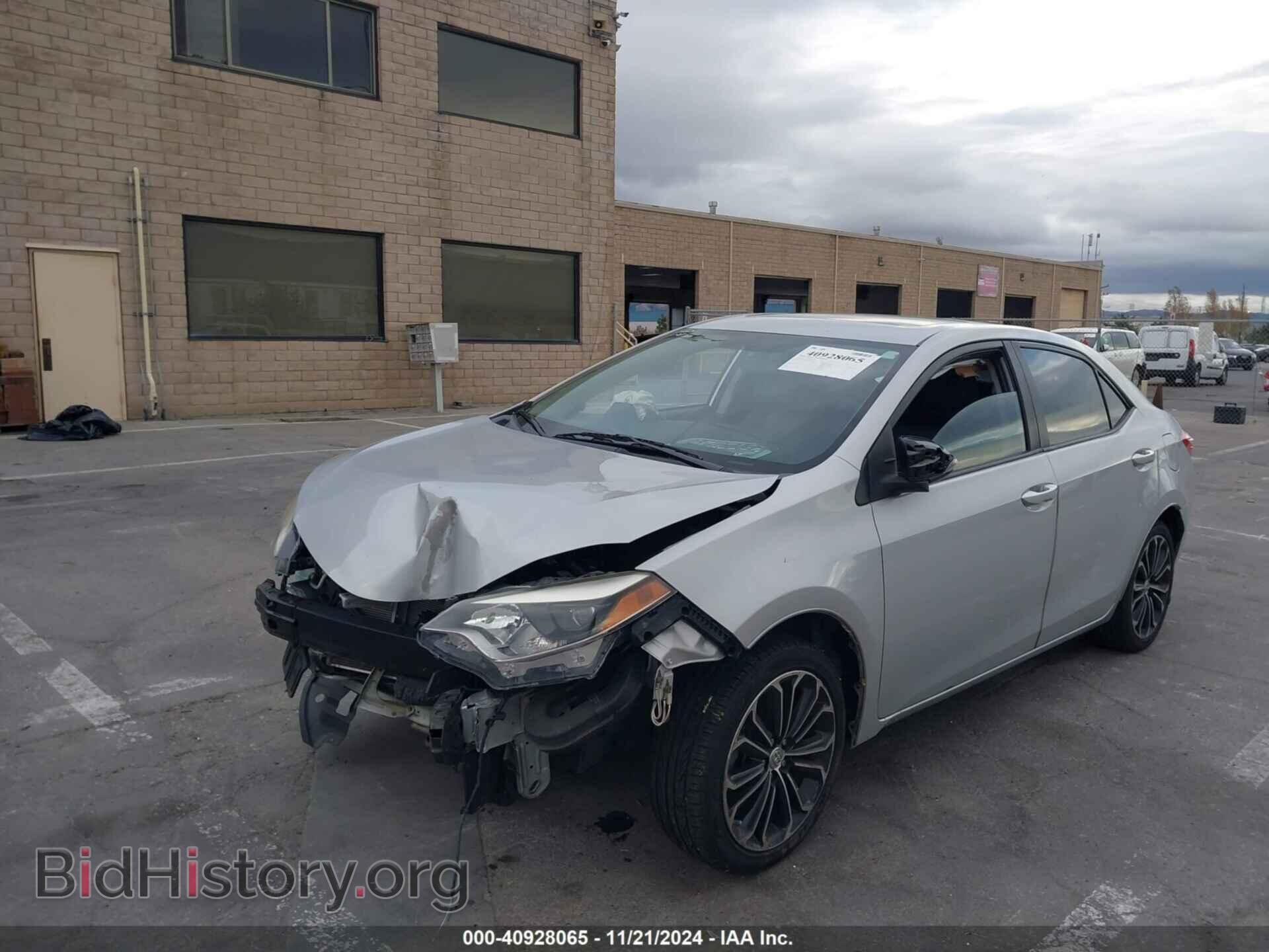 2014 TOYOTA COROLLA - VIN: 2T1BURHE8EC068187 - Фото 2
