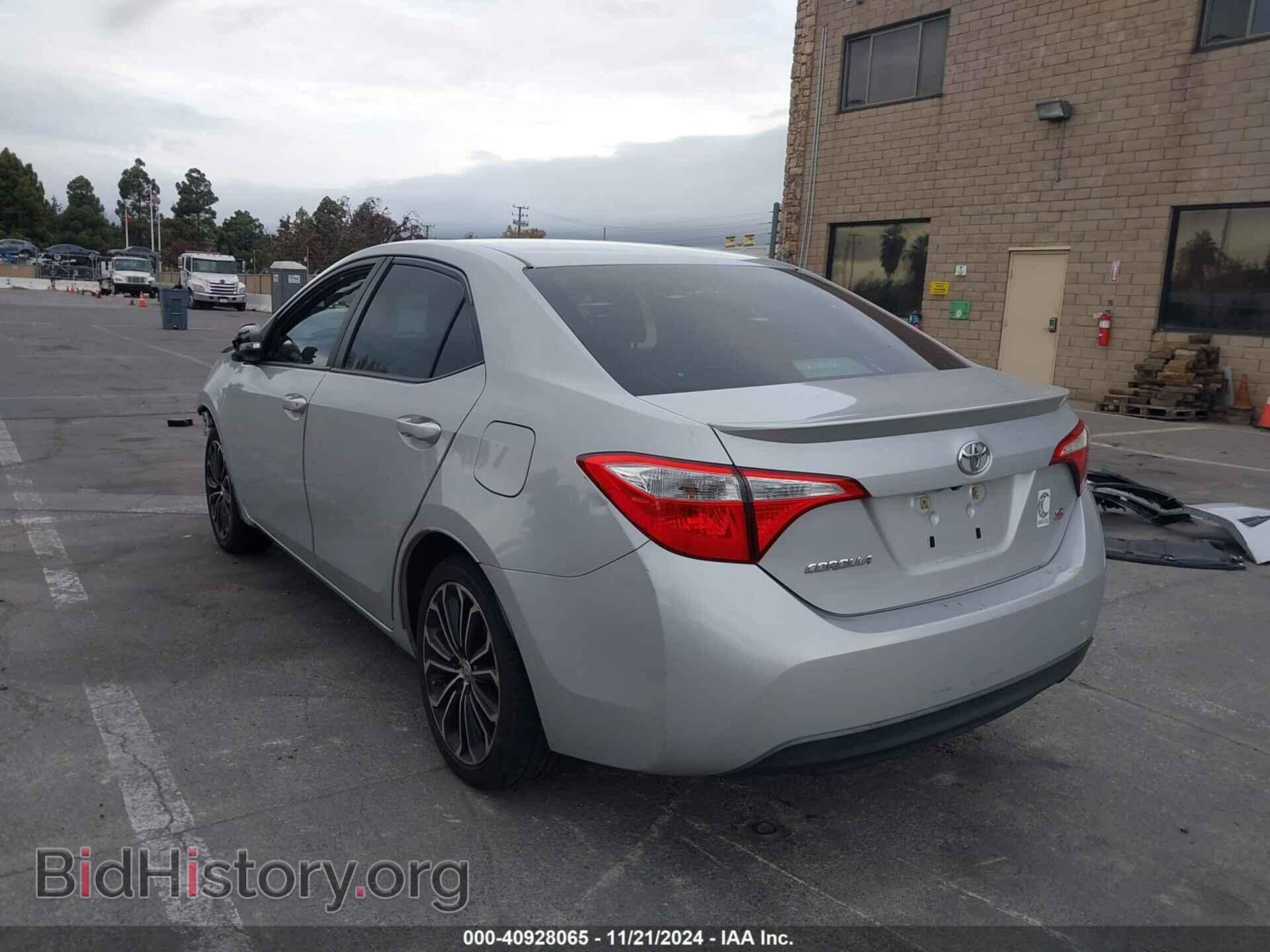 2014 TOYOTA COROLLA - VIN: 2T1BURHE8EC068187 - Фото 3