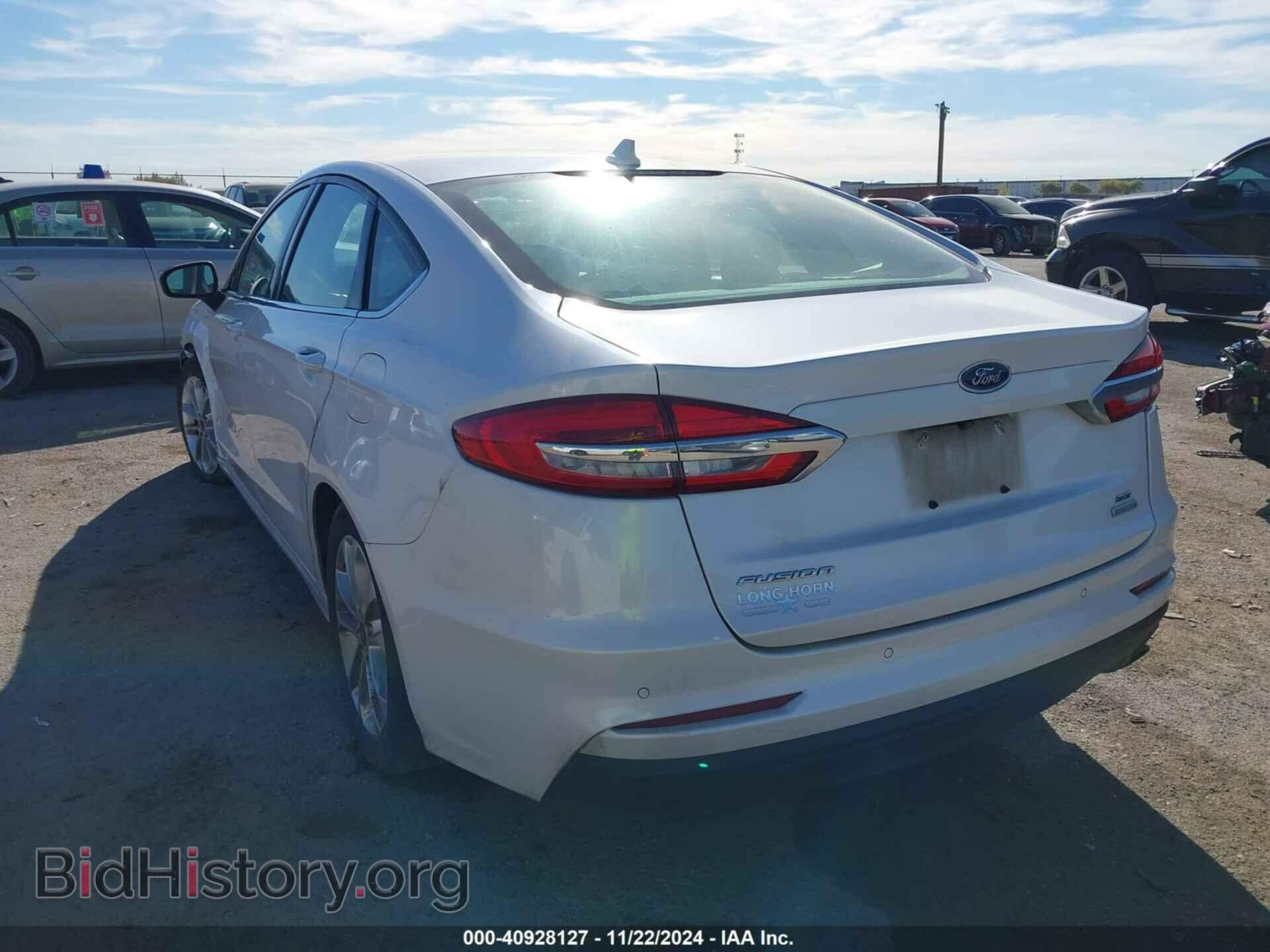 2019 FORD FUSION - VIN: 3FA6P0HD1KR215523 - Фото 3