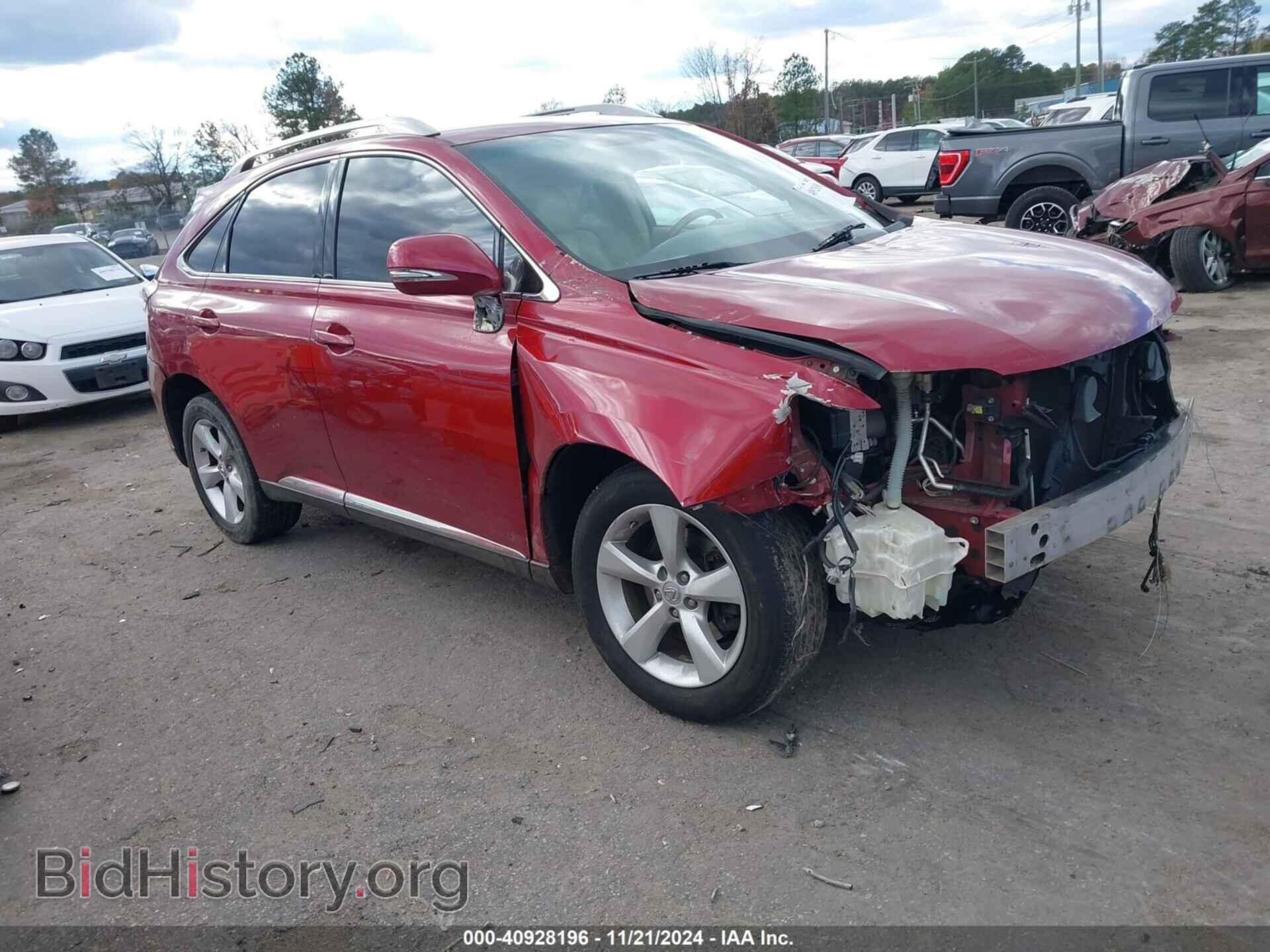 Photo 2T2BK1BA7CC145248 - LEXUS RX 350 2012